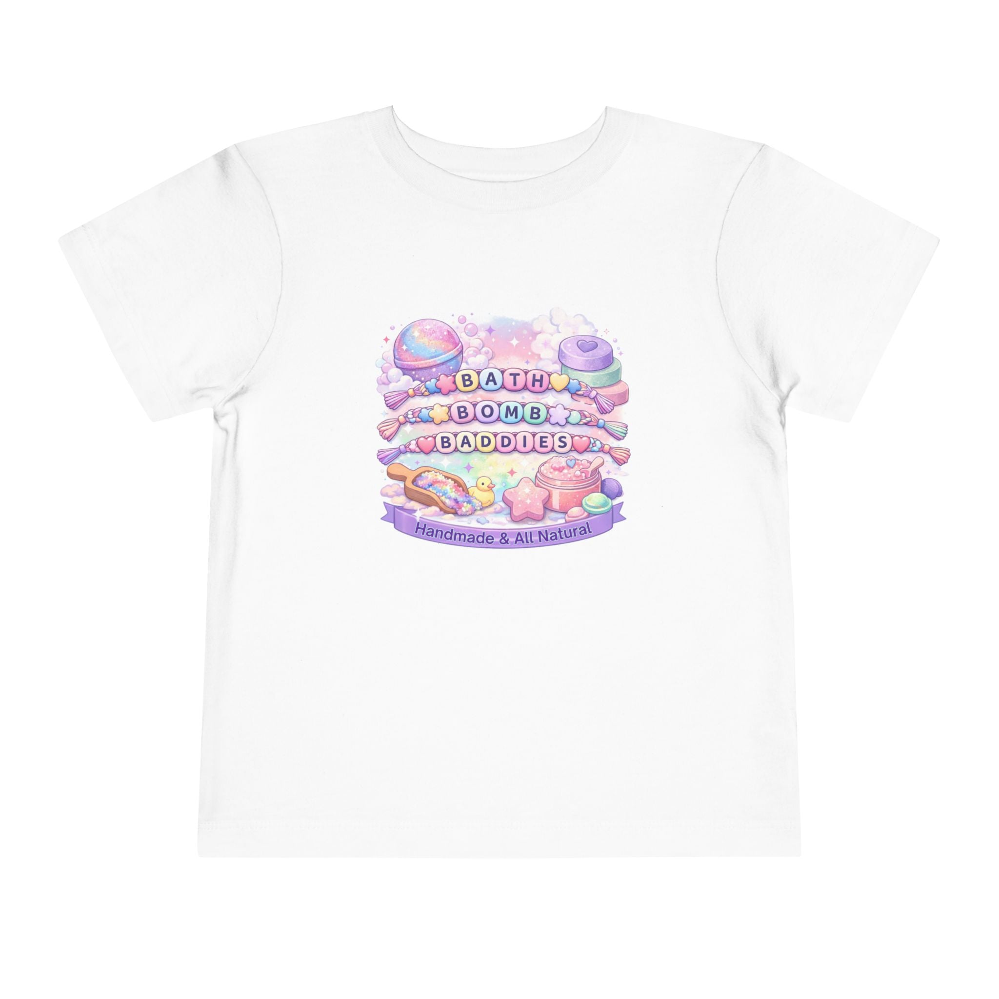 Toddler Bath Bomb Baddies T-Shirt — Pastel Handmade Bath Bombs Graphic Tee