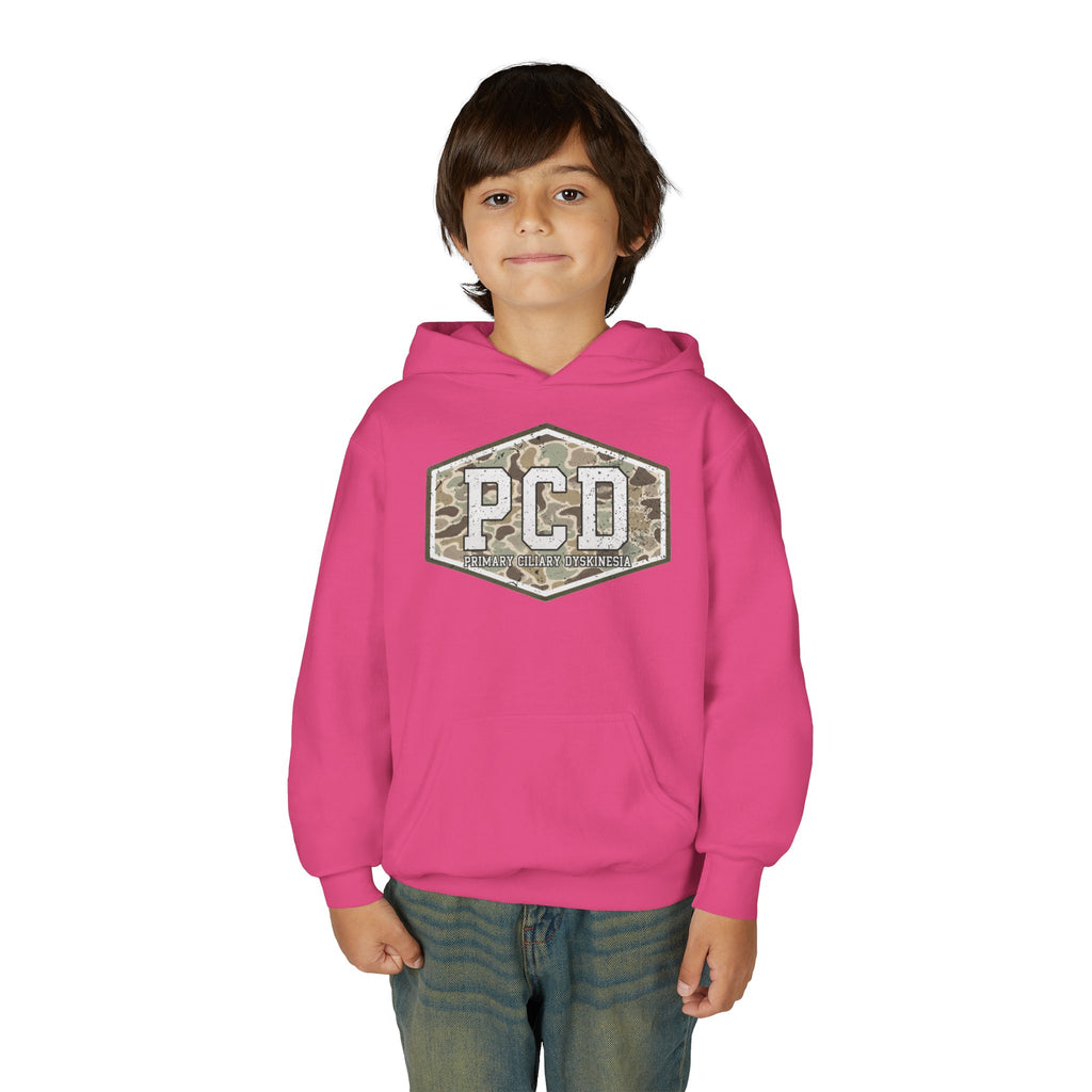 Youth Hoodie – PCD Camo Logo Pullover