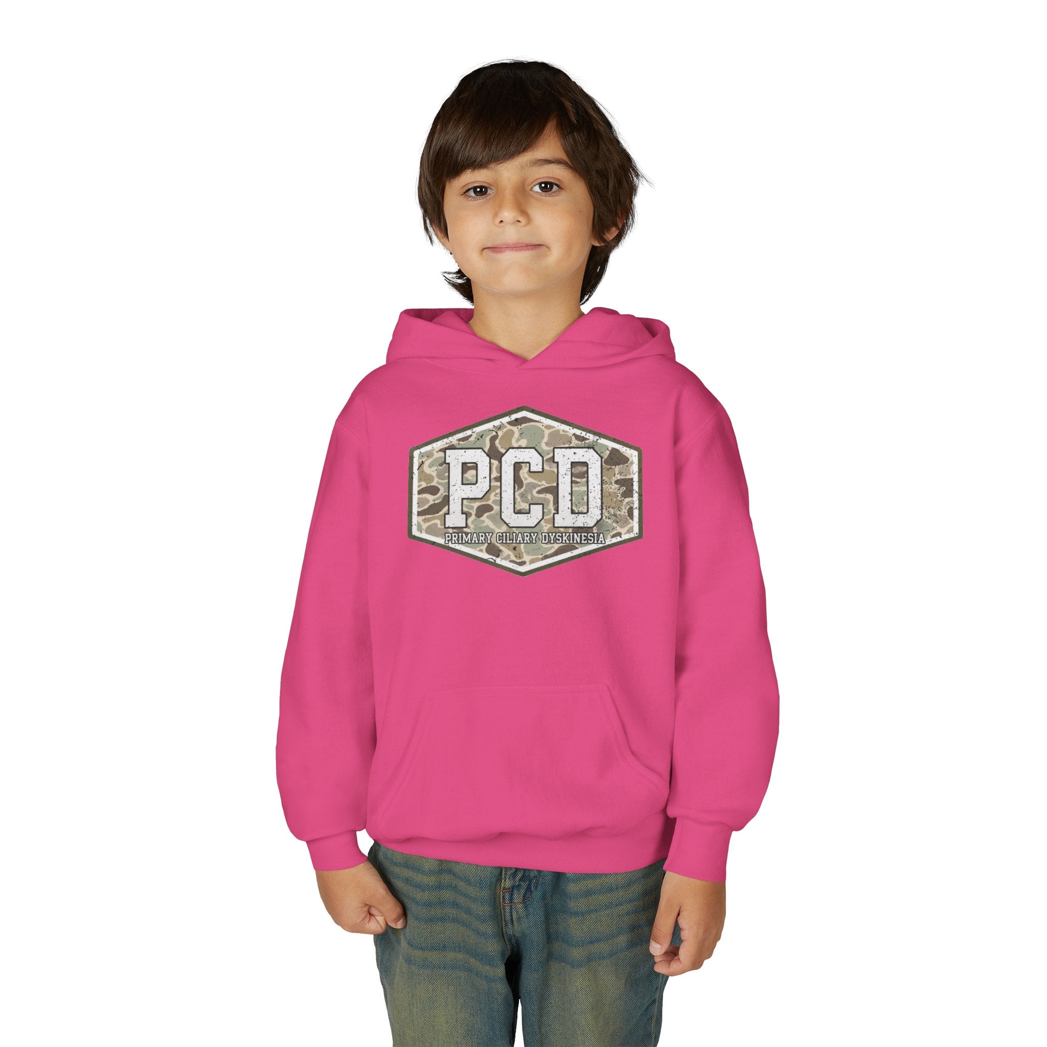 Youth Hoodie – PCD Camo Logo Pullover