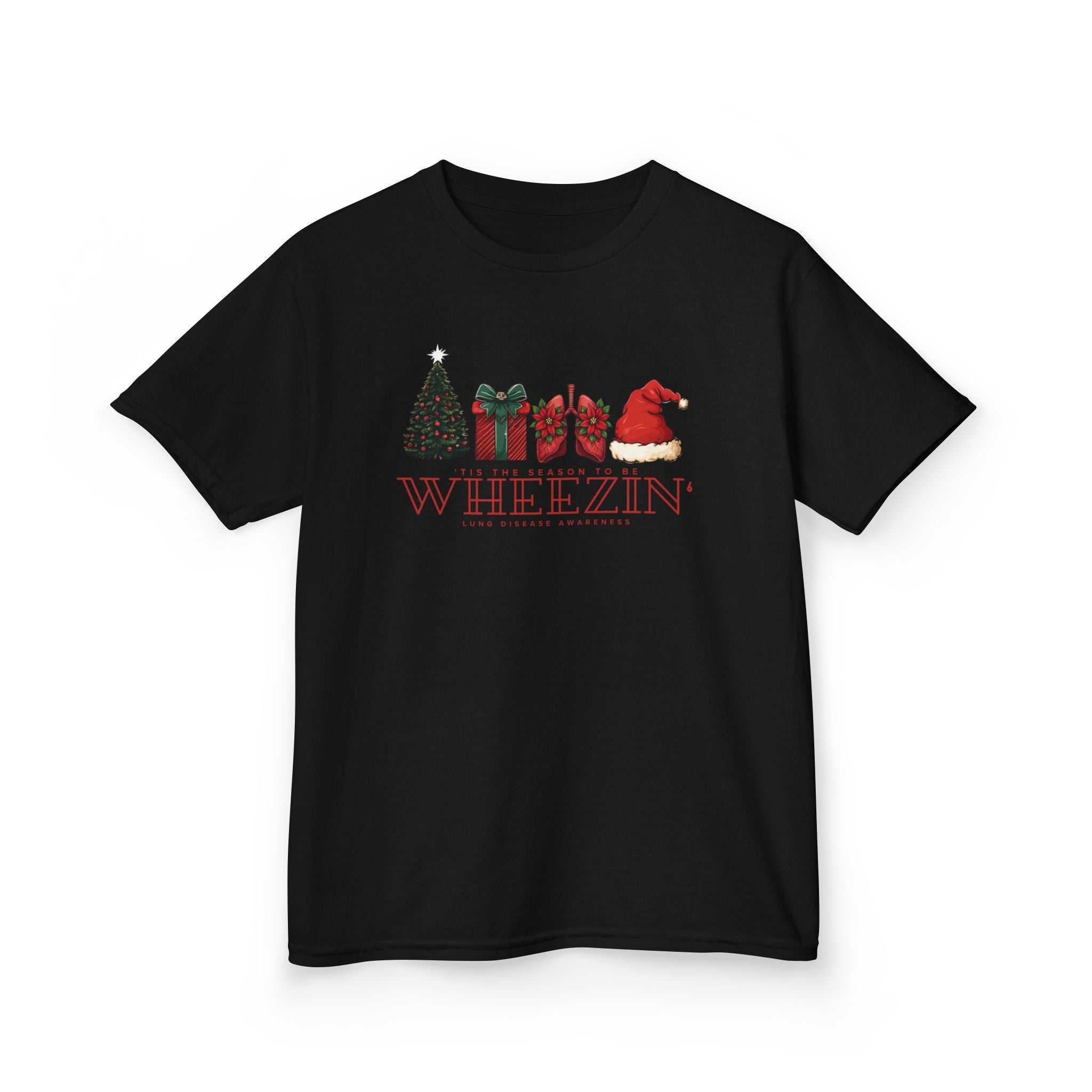 Tis the Season to Be Wheezin T-Shirt — Funny Holiday Christmas Tee