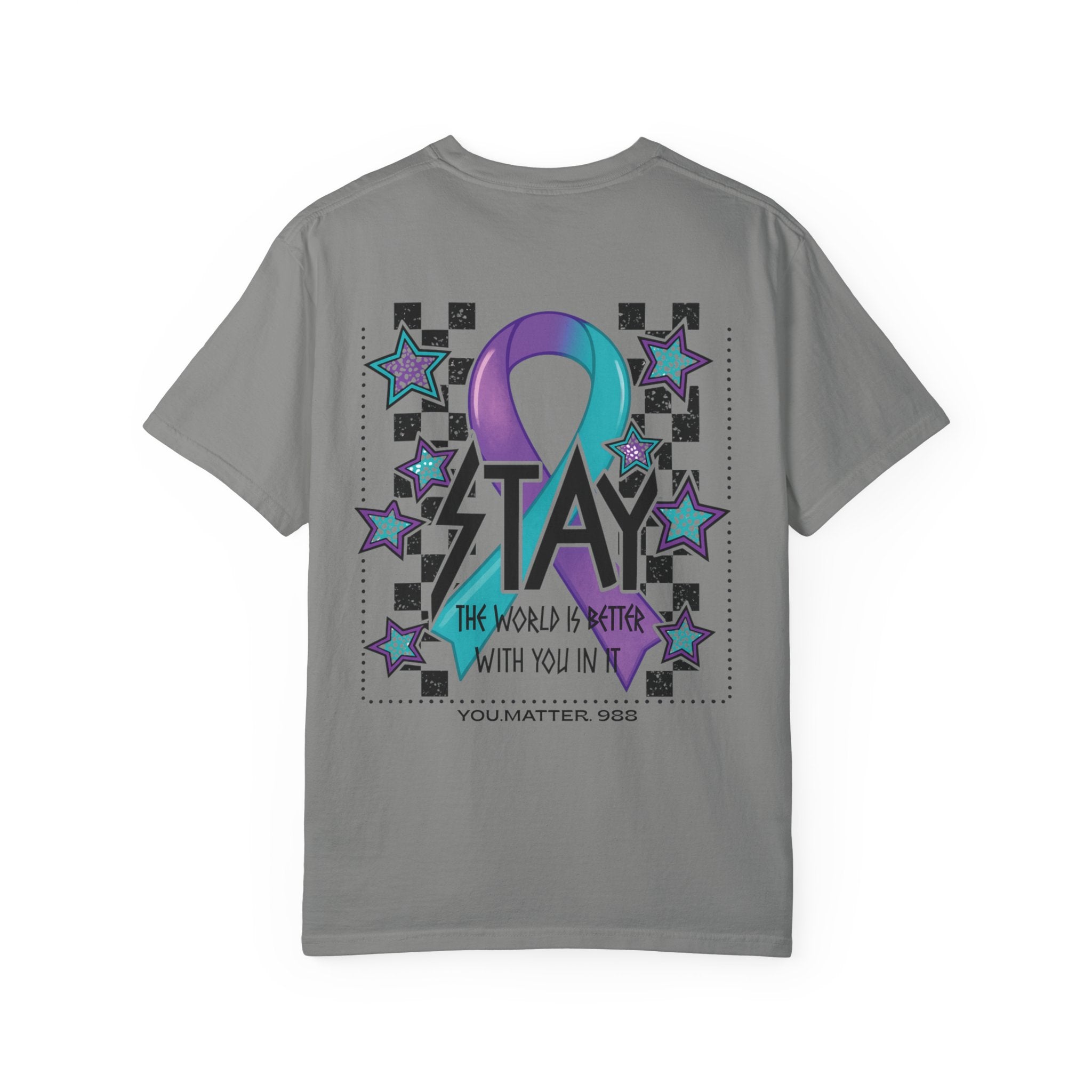 YOU.MATTER.988.STAY T-Shirt — Inspirational Graphic Tee