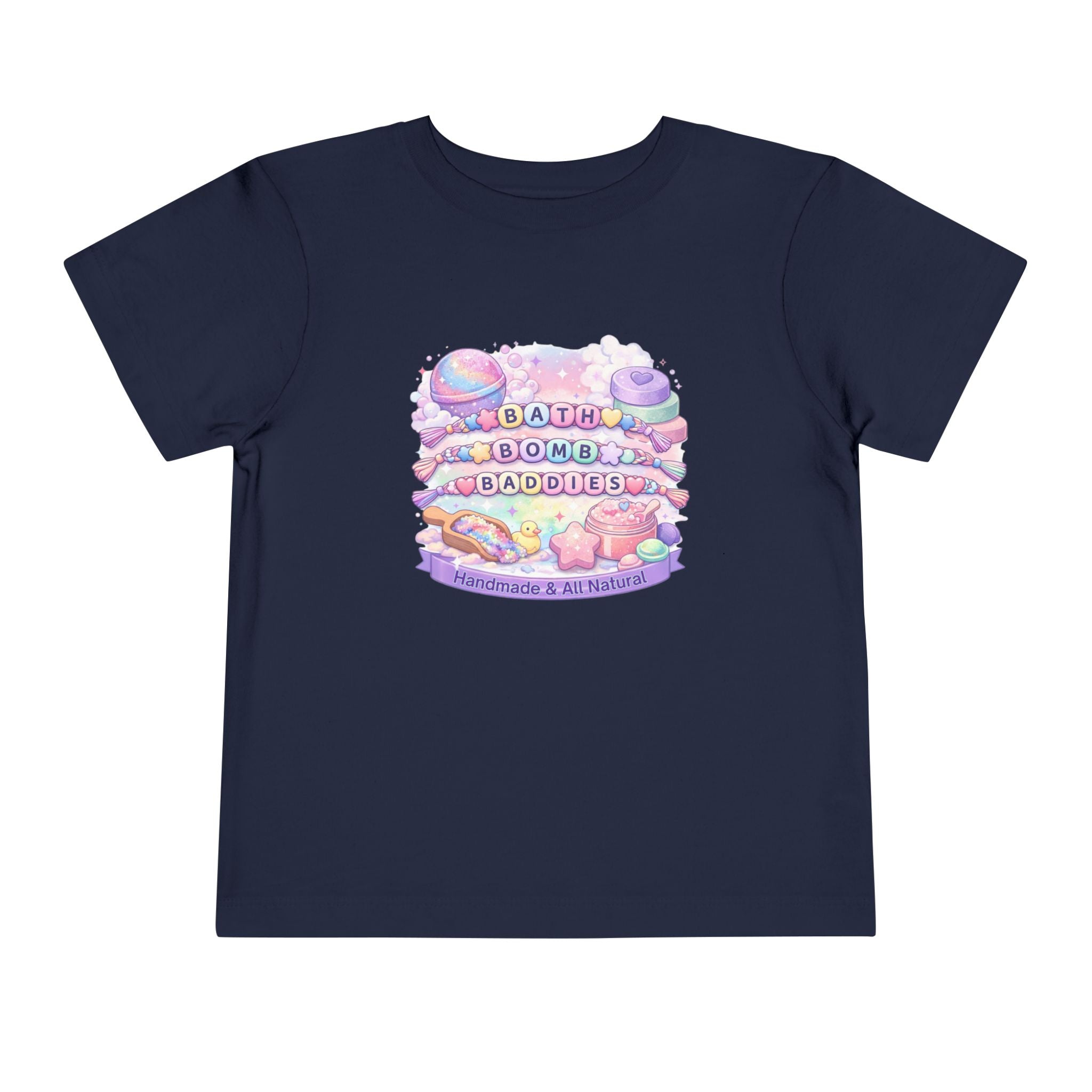 Toddler Bath Bomb Baddies T-Shirt — Pastel Handmade Bath Bombs Graphic Tee