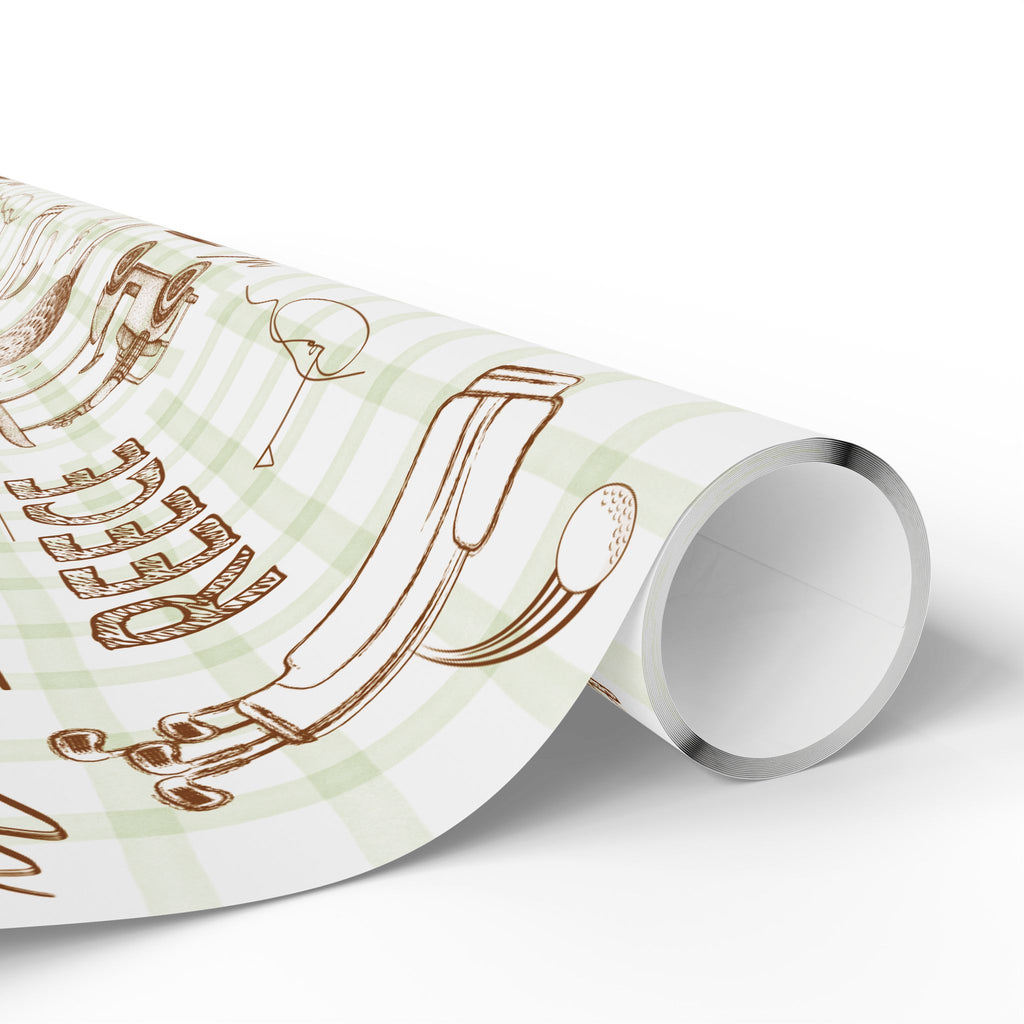 Reece Golf Print Wrapping Paper