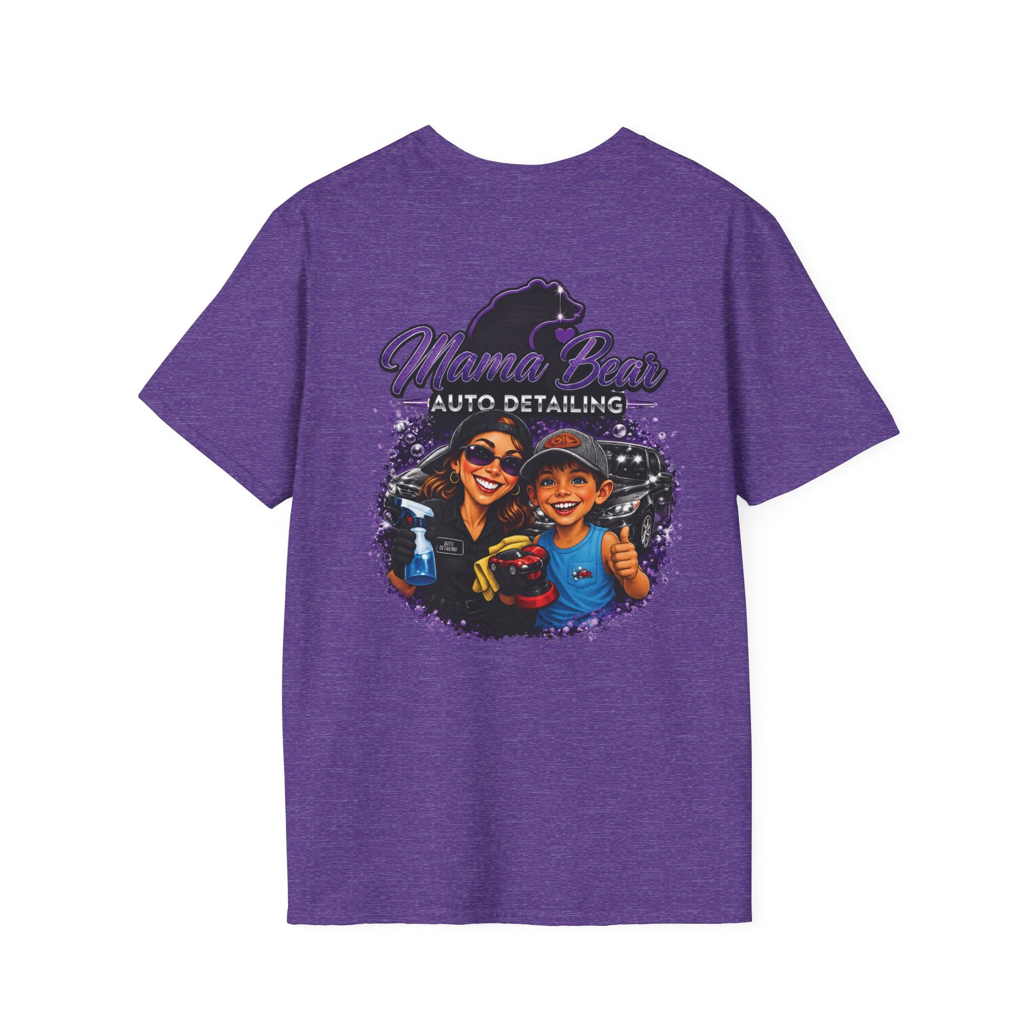 Mama Bear Auto Detailing Tee — Women's Car Care Shirt for Detailers