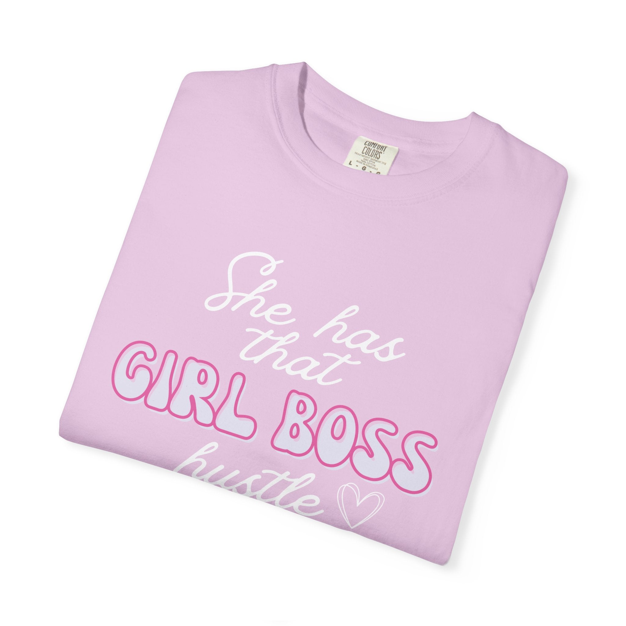 Girl Boss Hustle Tee – 'She Has That Girl Boss Hustle'