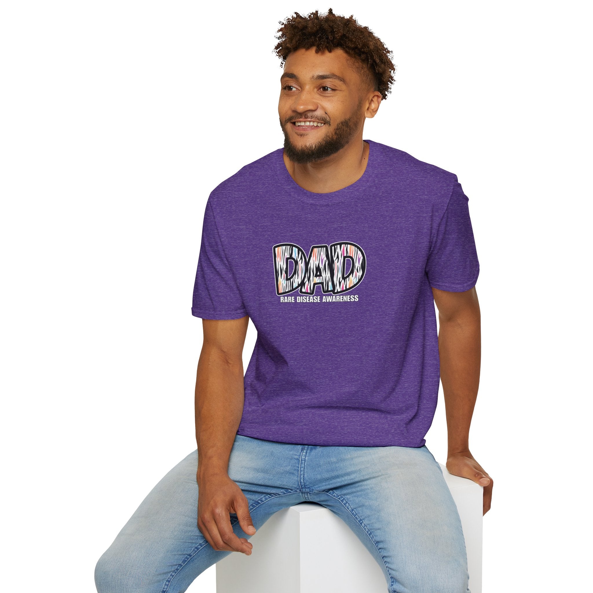 DAD Warrior Stripes Tee — Andme Bamboo Collab Graphic T-Shirt
