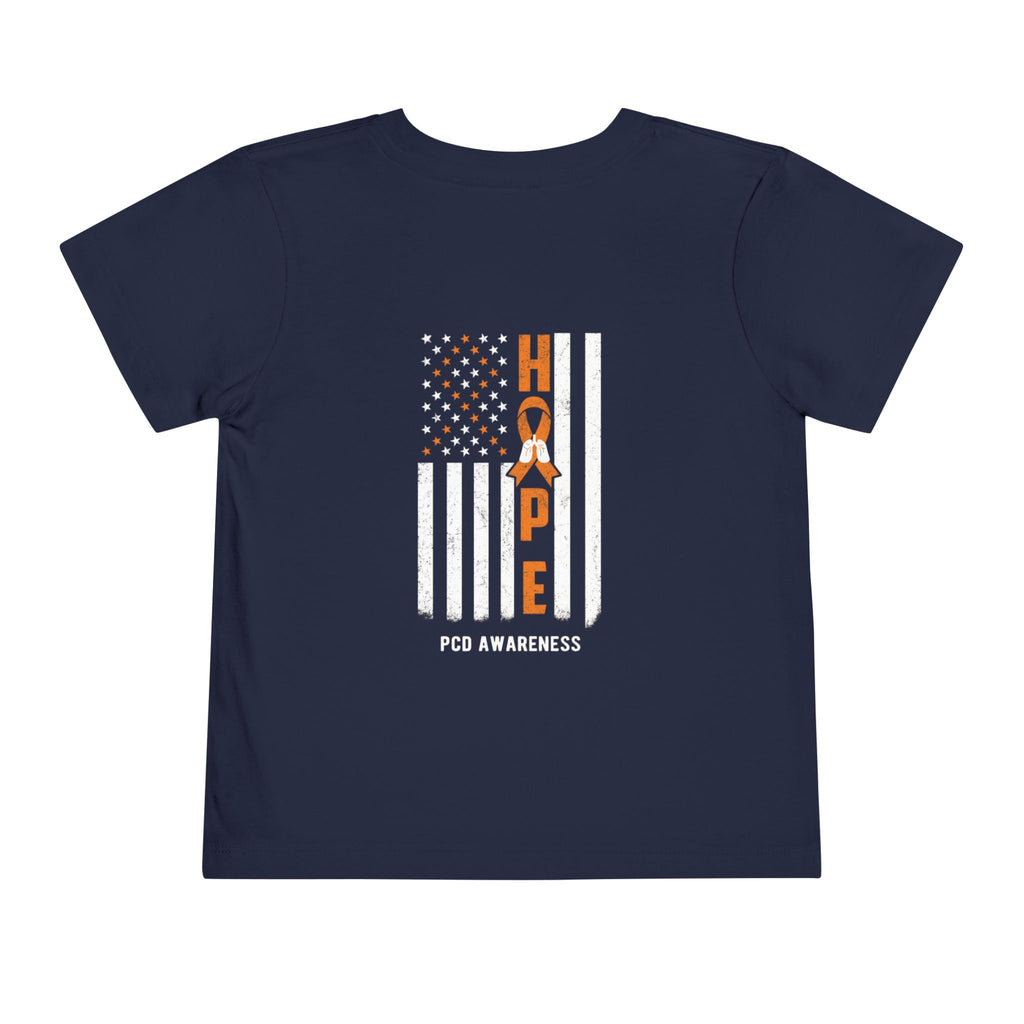 Toddler Tee PCD Awareness Flag Shirt