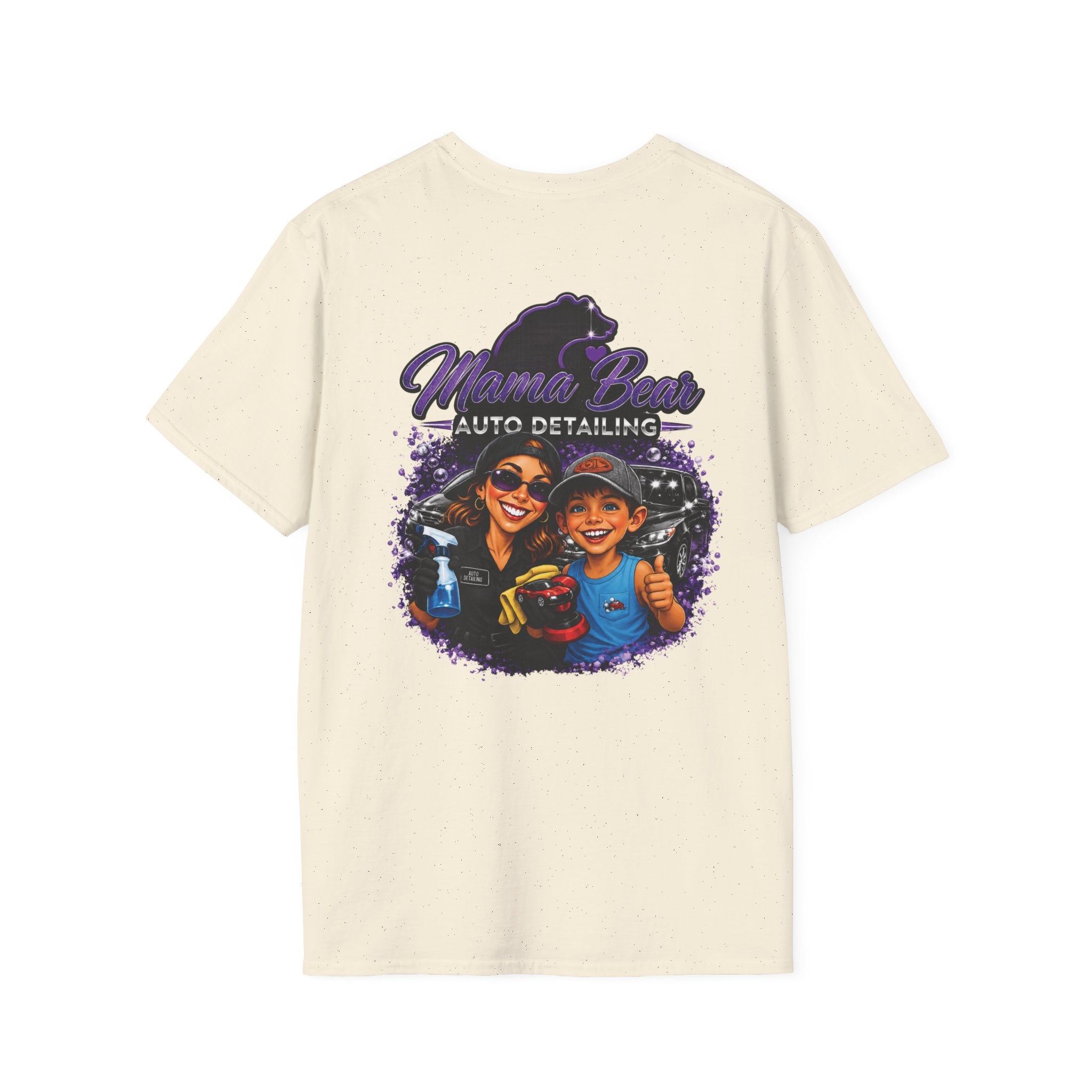 Mama Bear Auto Detailing Tee — Women's Car Care Shirt for Detailers