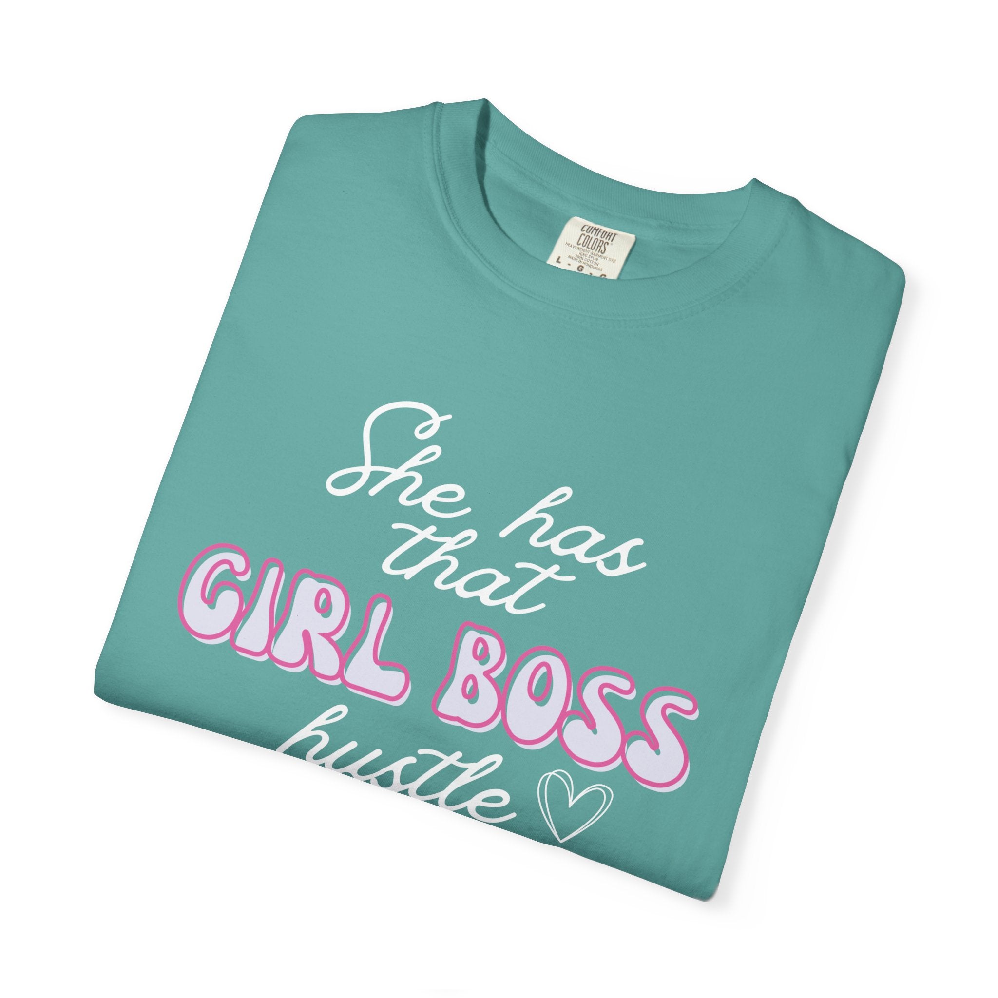 Girl Boss Hustle Tee – 'She Has That Girl Boss Hustle'