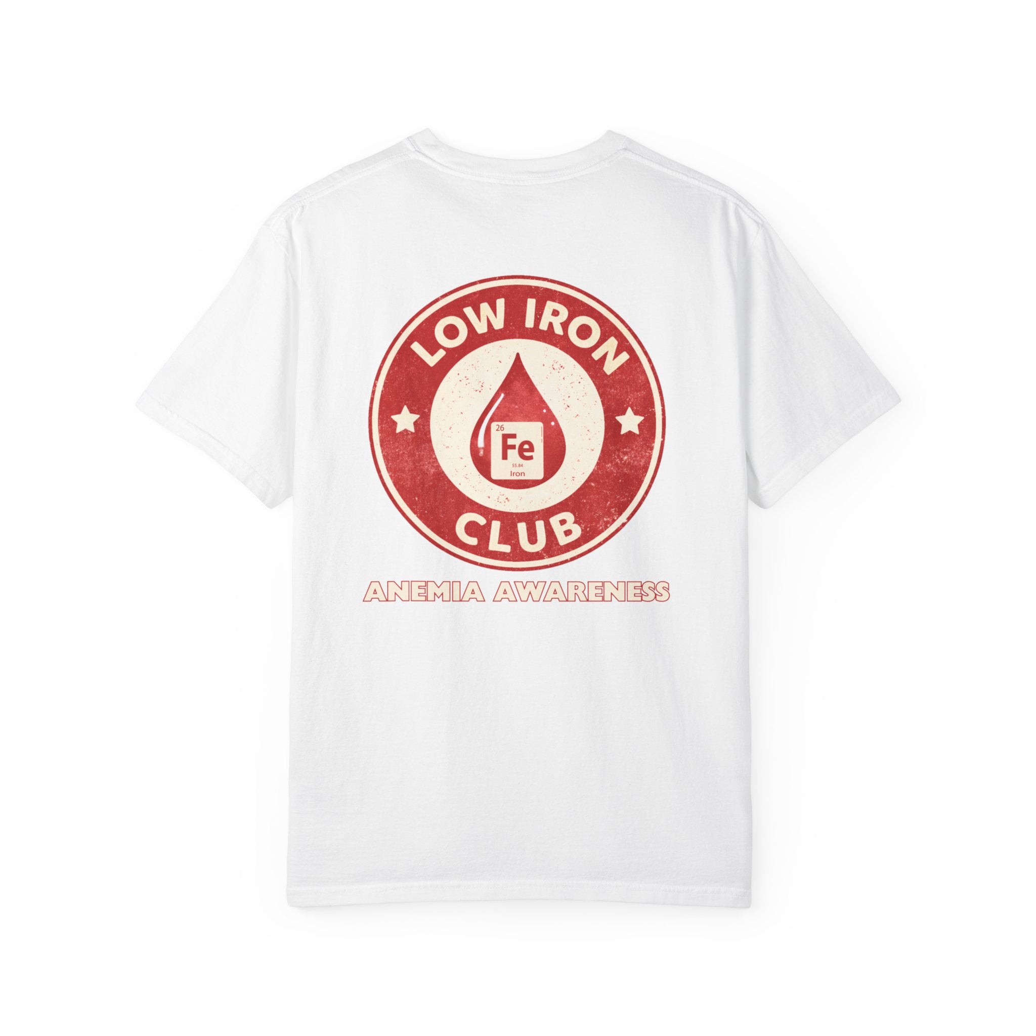 Low Iron Club T-Shirt — Anemia Awareness Tee