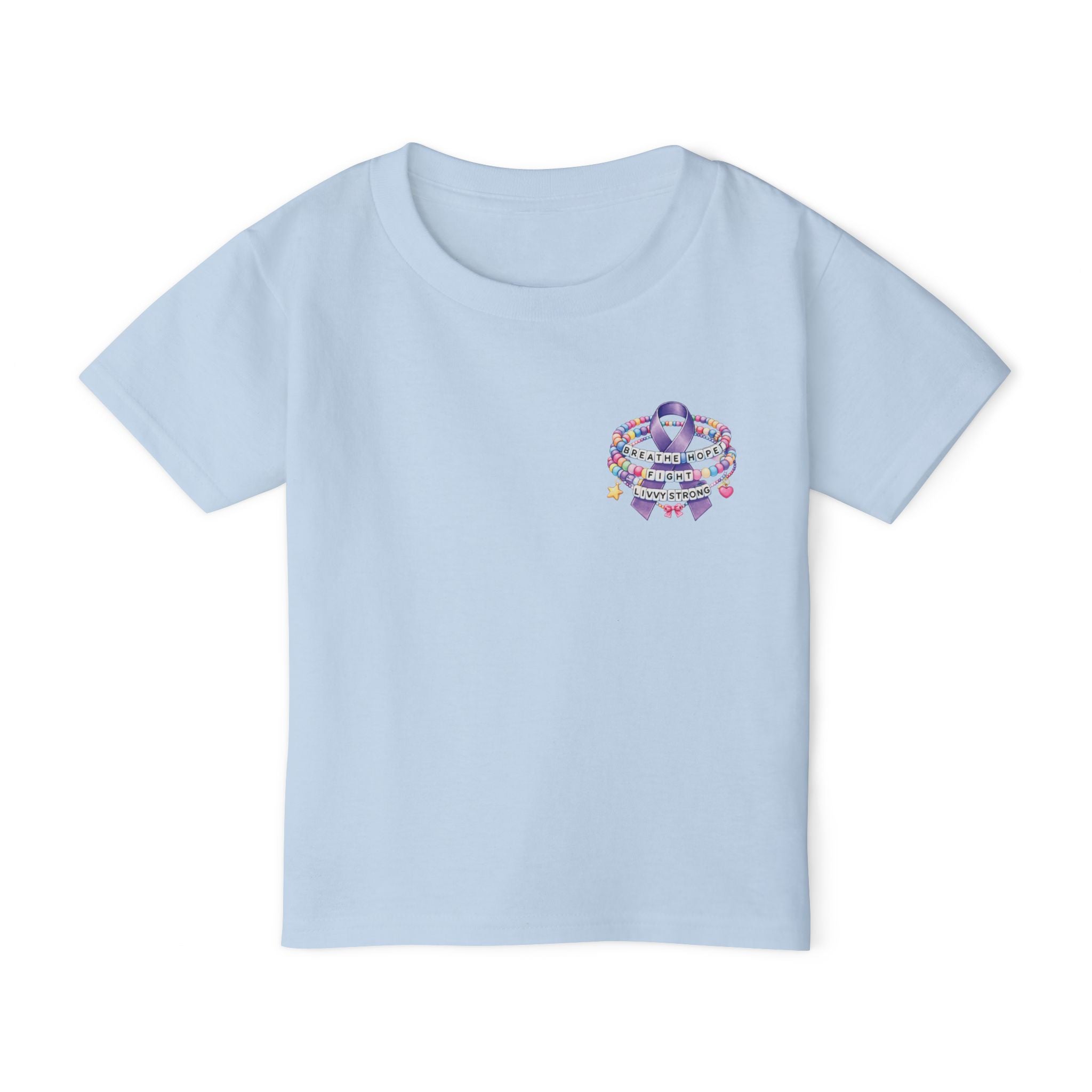 TODDLER Team Livvy Strong Fundraiser T-Shirt —CF Awareness Tee