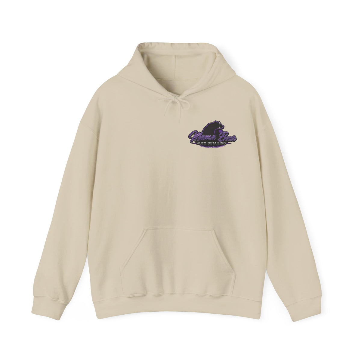 Mama Bear Auto Detailing Hoodie — Women's Car Care Team Pullover