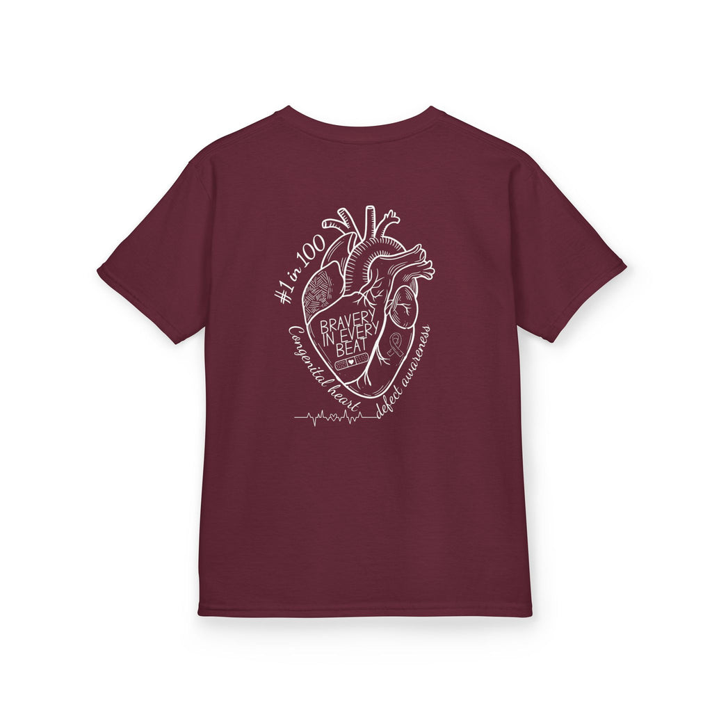Kids "Bravery in Every Beat" CHD T-Shirt