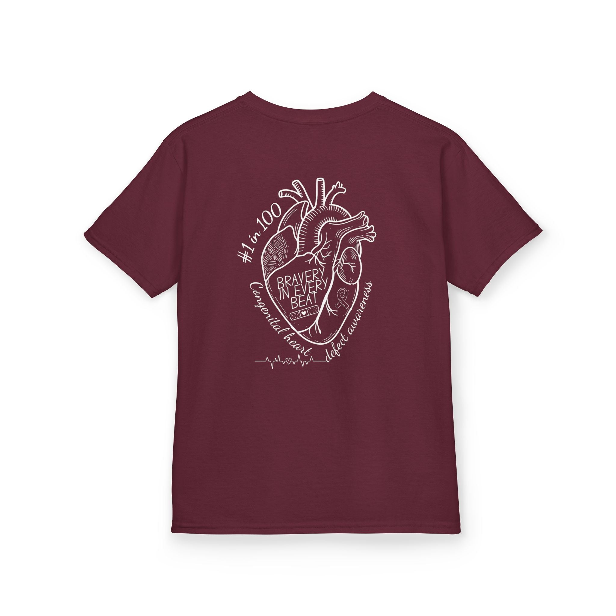 Kids "Bravery in Every Beat" CHD T-Shirt