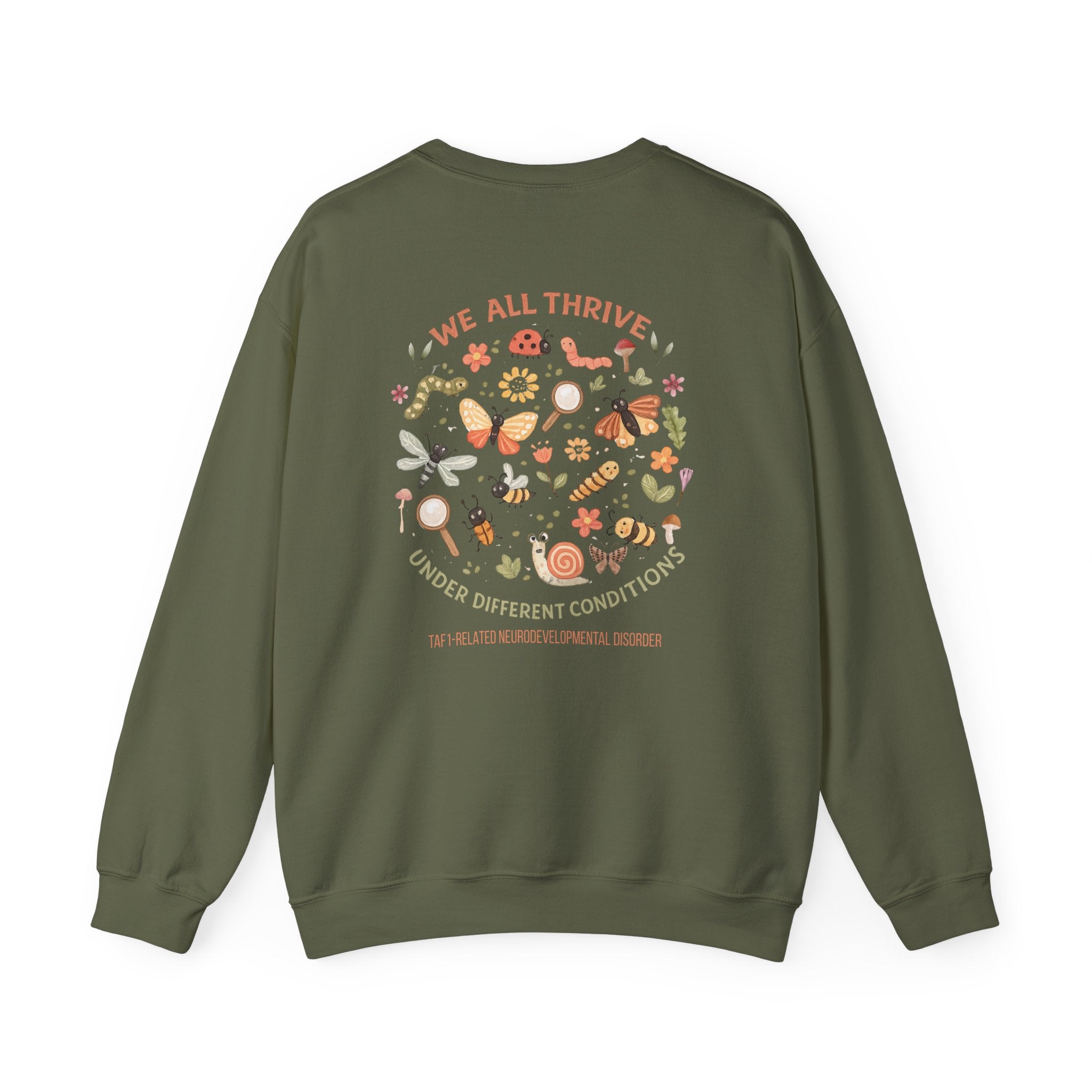 Daddy Crewneck Sweatshirt — “We All Thrive” TAF-1 Neuro