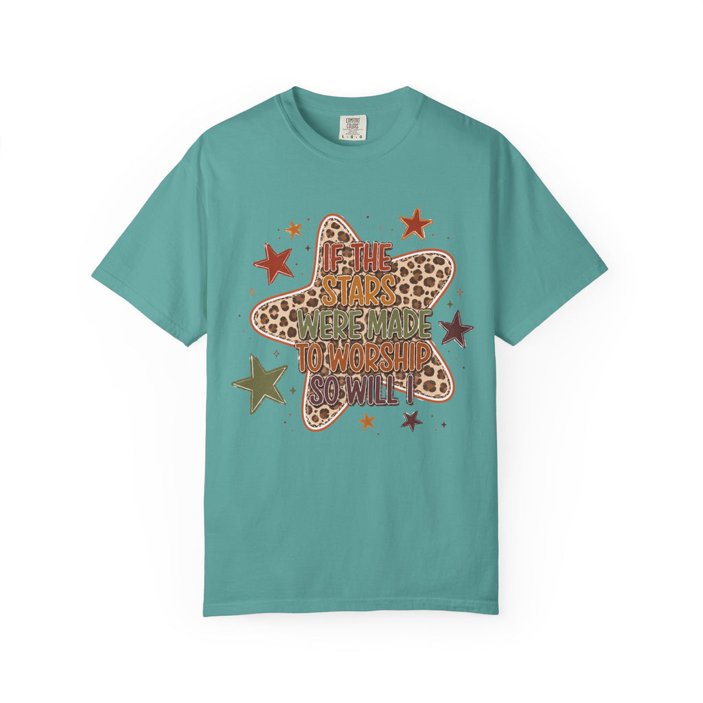 Vintage Star T-Shirt — "If the stars were made to worship so will I”