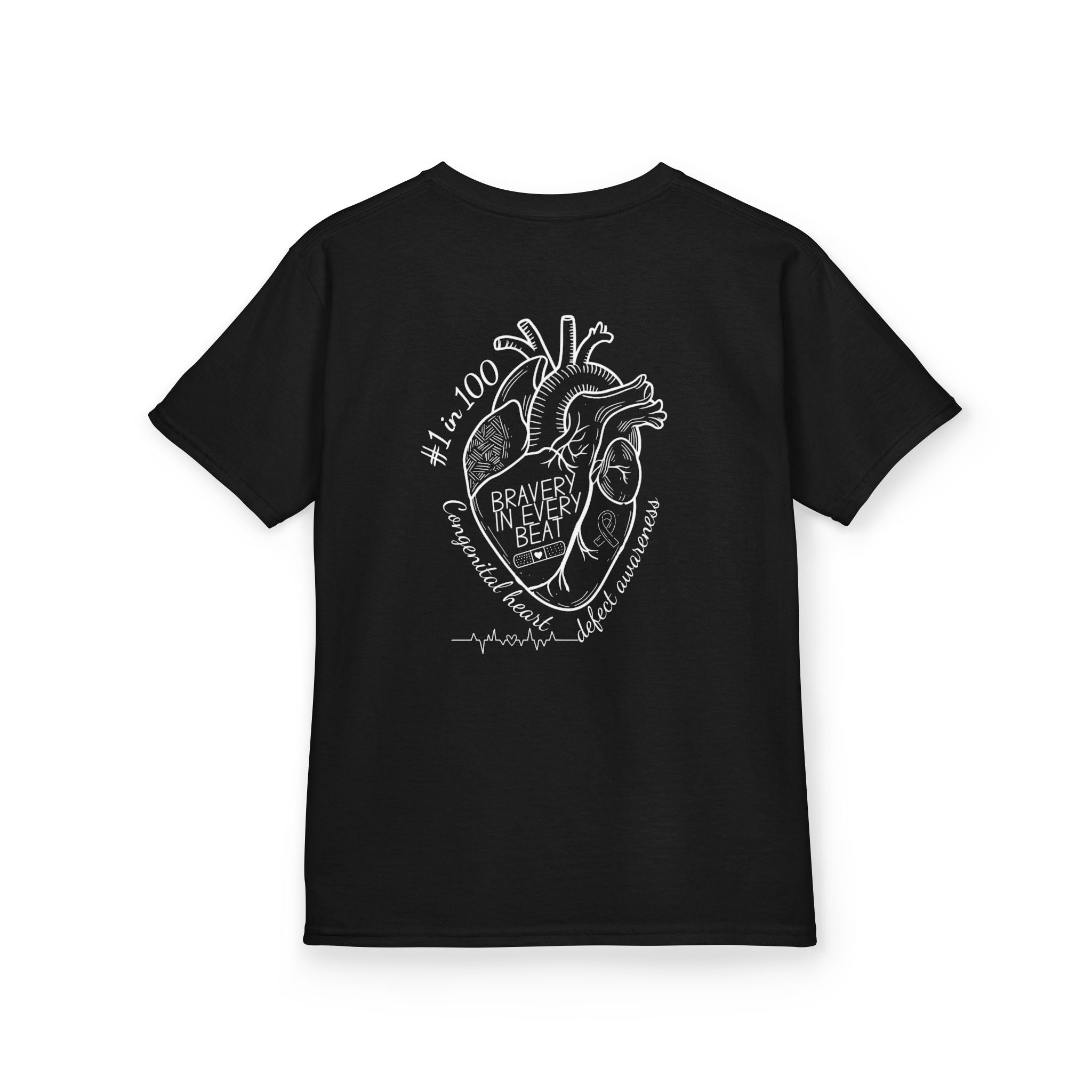 Kids "Bravery in Every Beat" CHD T-Shirt