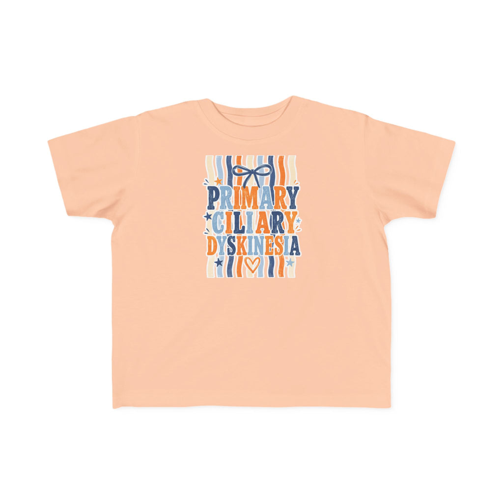 The Jentri- Toddler Primary Ciliary Dyskinesia Tee — Awareness Ribbon Design