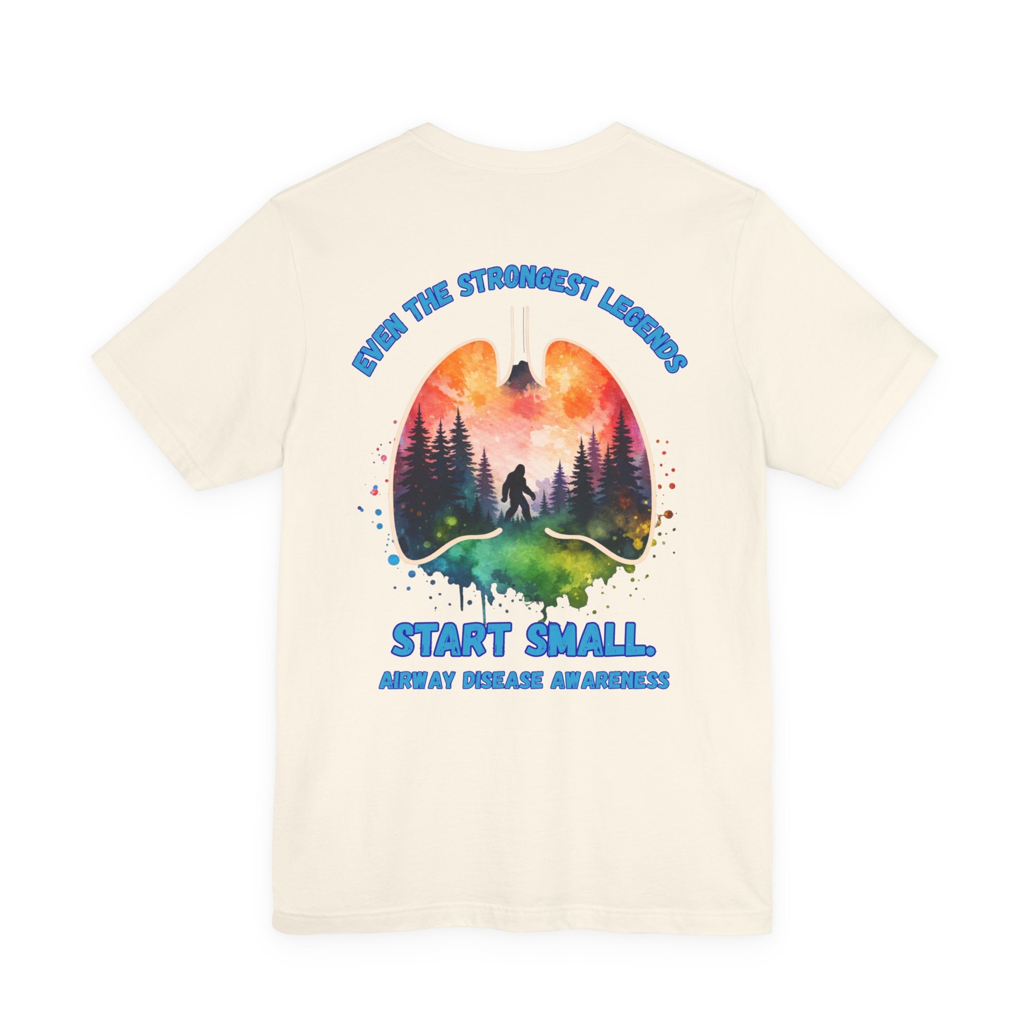 Airway Disease Awareness Tee — "Even the Strongest Legends" SAWYER STRONG