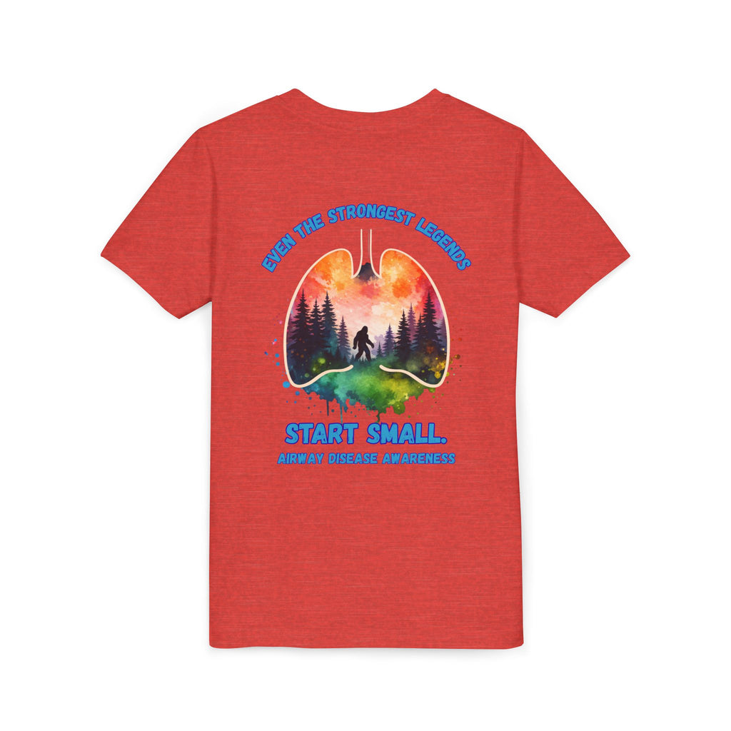 Airway Disease Awareness Tee — "Even the Strongest Legends" SAWYER STRONG—YOUTH