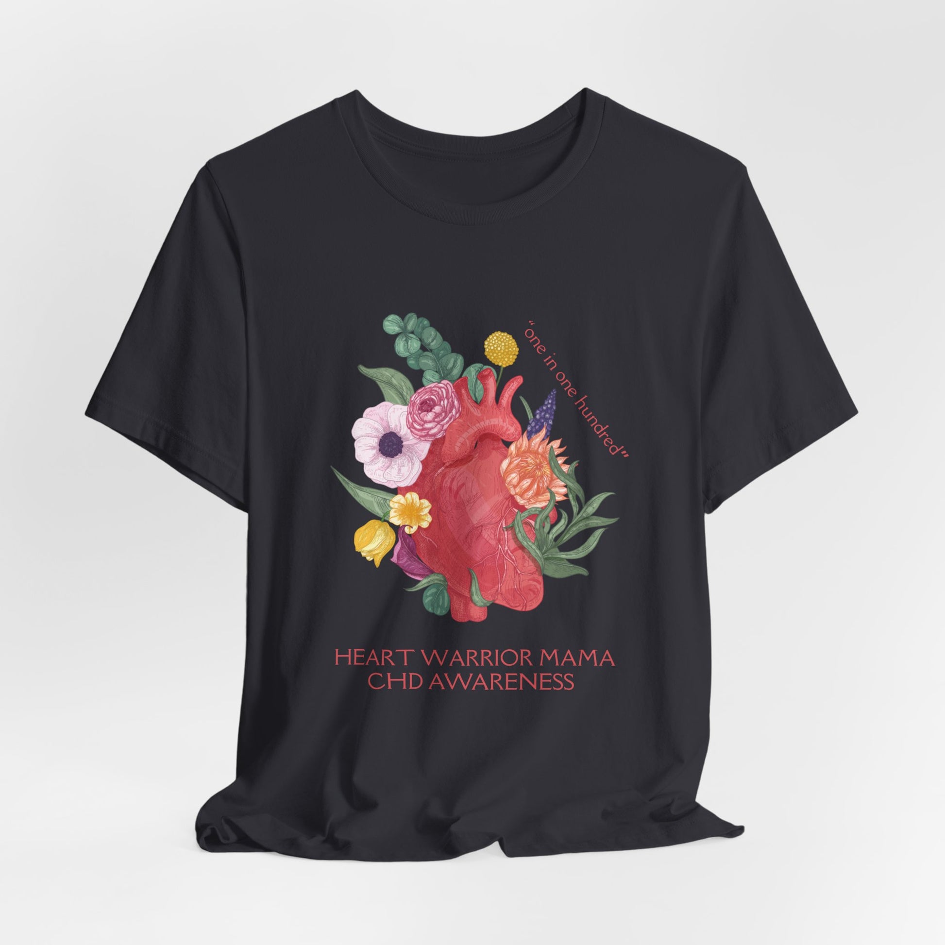 Heart Warrior Mama CHD Awareness Tee