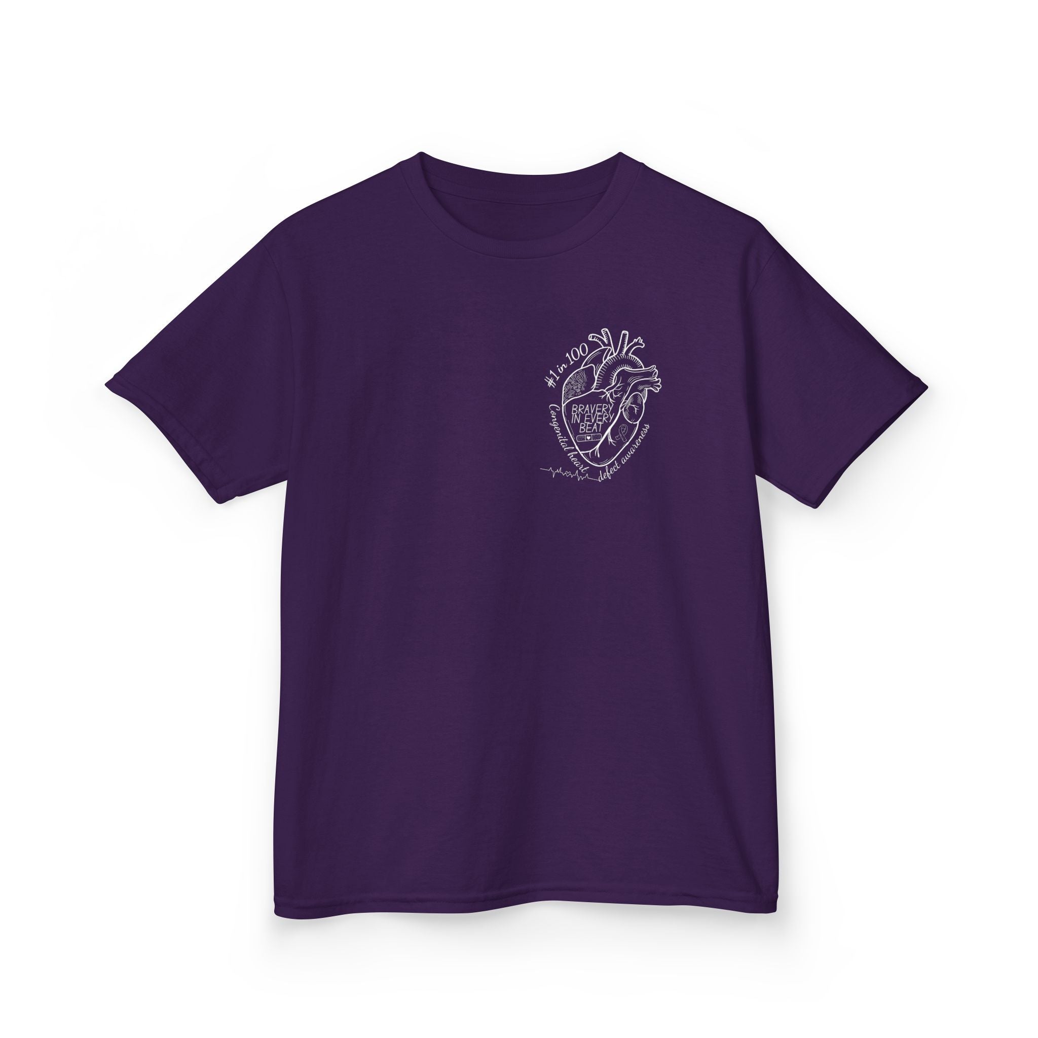 Kids "Bravery in Every Beat" CHD T-Shirt