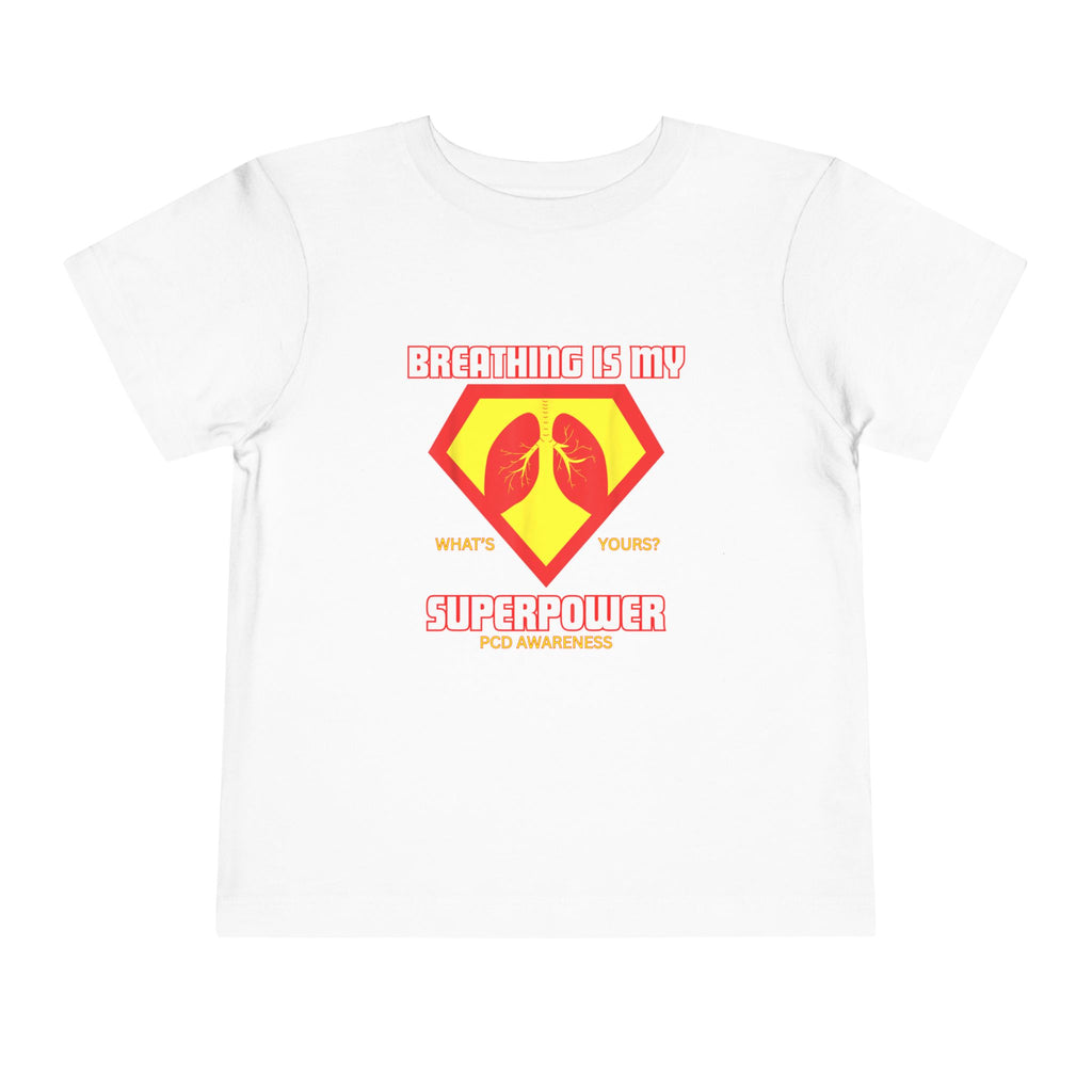 Toddler Tee - Breathing is my superpower PCD Design