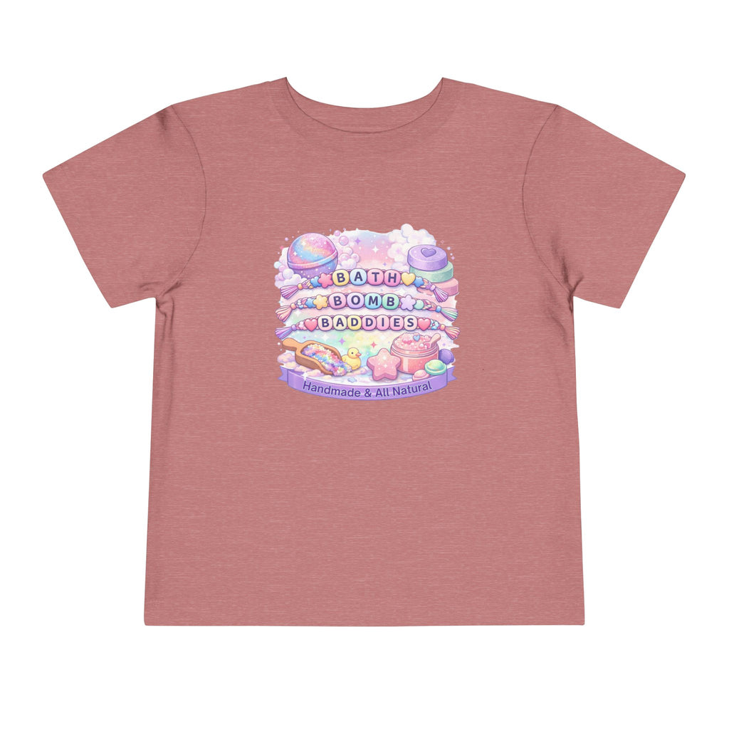 Toddler Bath Bomb Baddies T-Shirt — Pastel Handmade Bath Bombs Graphic Tee