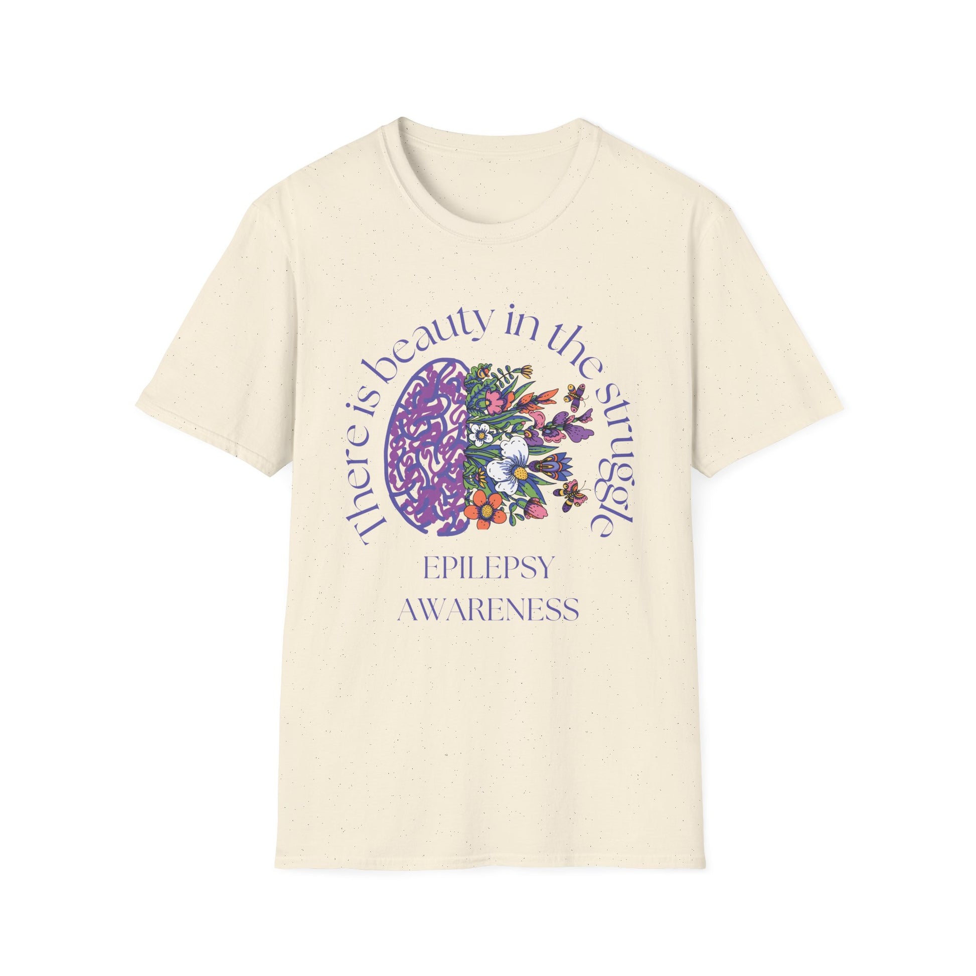 Epilepsy Awareness T-Shirt - Beauty in the Struggle Design