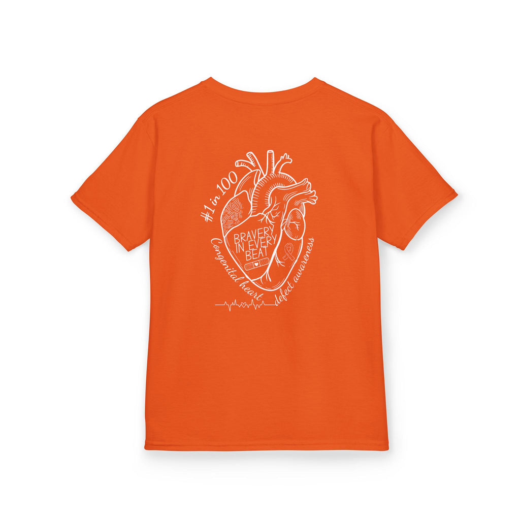 Kids "Bravery in Every Beat" CHD T-Shirt