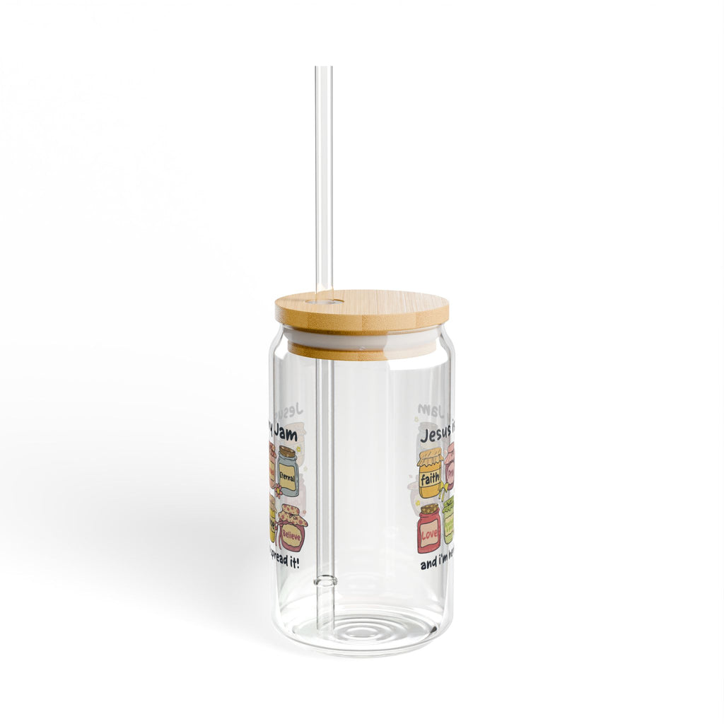 Jesus is My Jam Sipper Glass, 16oz