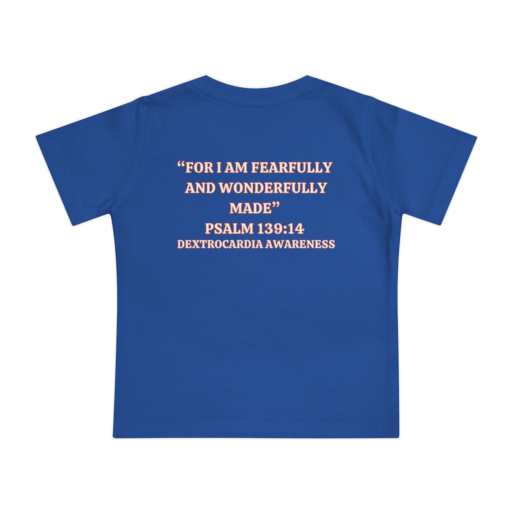 Dextrocardia Baby Short Sleeve T-Shirt — “Heart is in the Right Place”