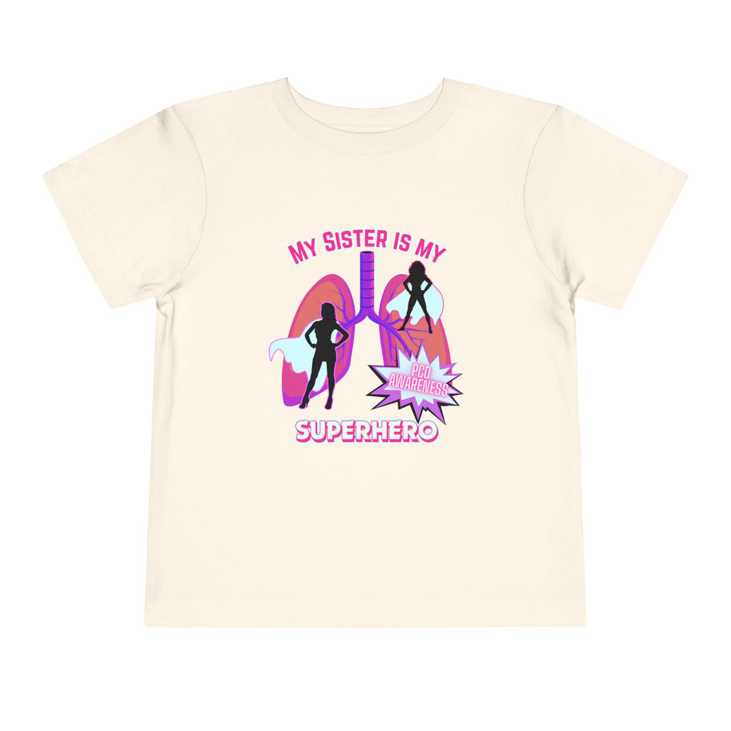 Toddler Tee Superhero PCD Awareness T-Shirt