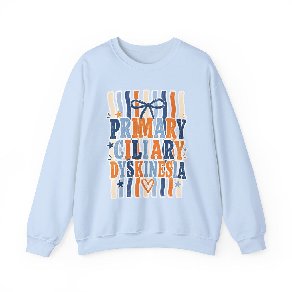 Primary Ciliary Dyskinesia Awareness Crewneck Sweatshirt