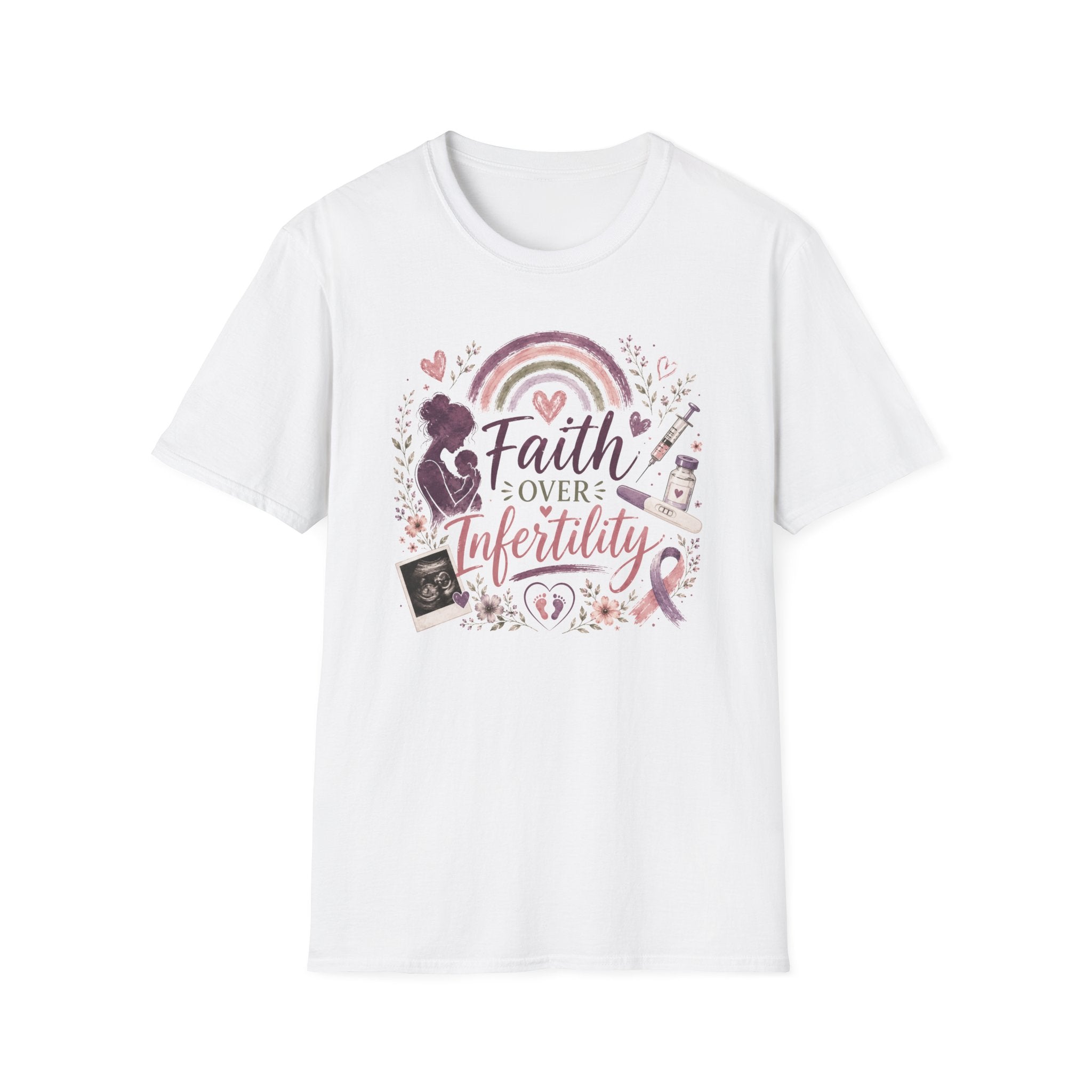 Faith Over Infertility T-Shirt — Inspirational Fertility Support Tee