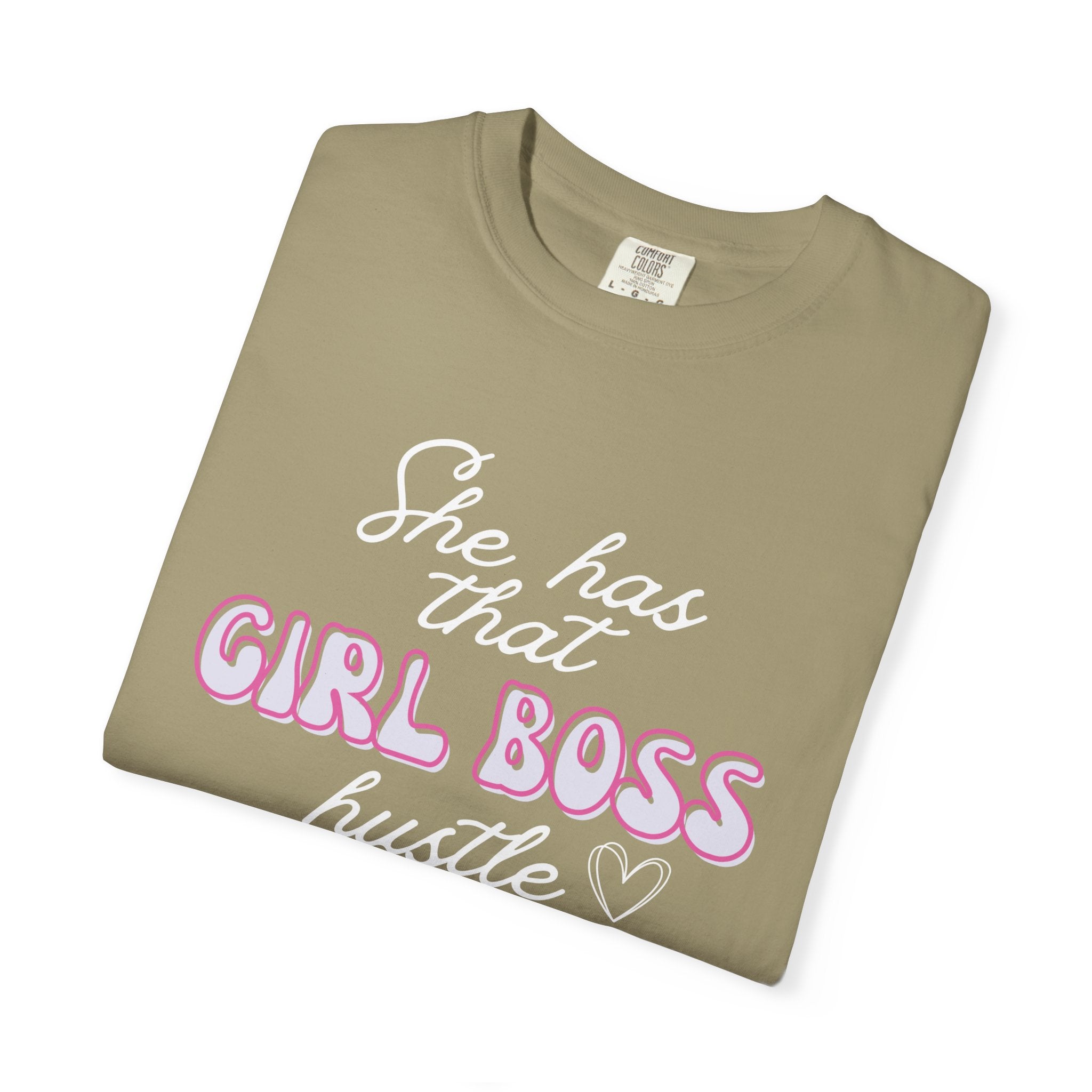 Girl Boss Hustle Tee – 'She Has That Girl Boss Hustle'