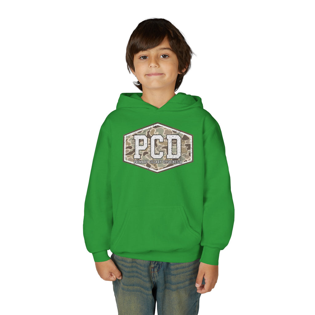 Youth Hoodie – PCD Camo Logo Pullover