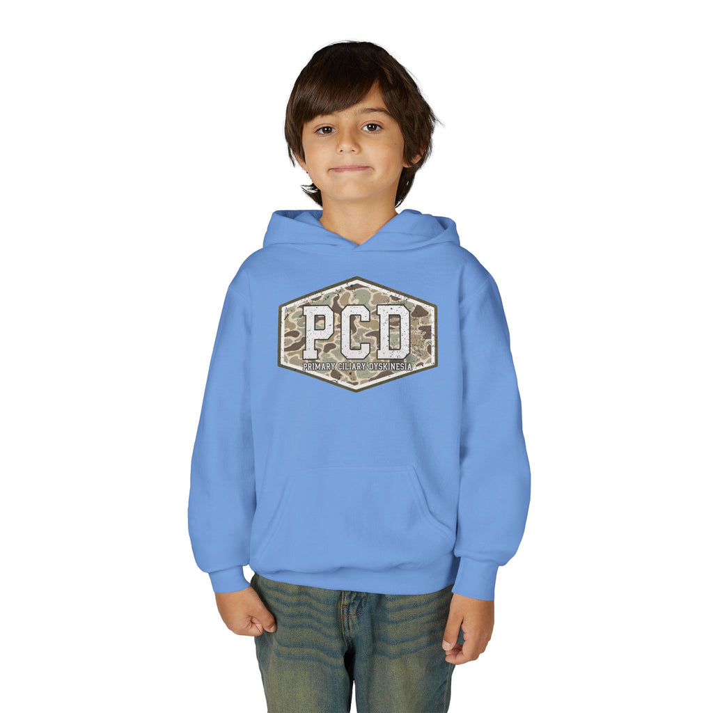 Youth Hoodie – PCD Camo Logo Pullover