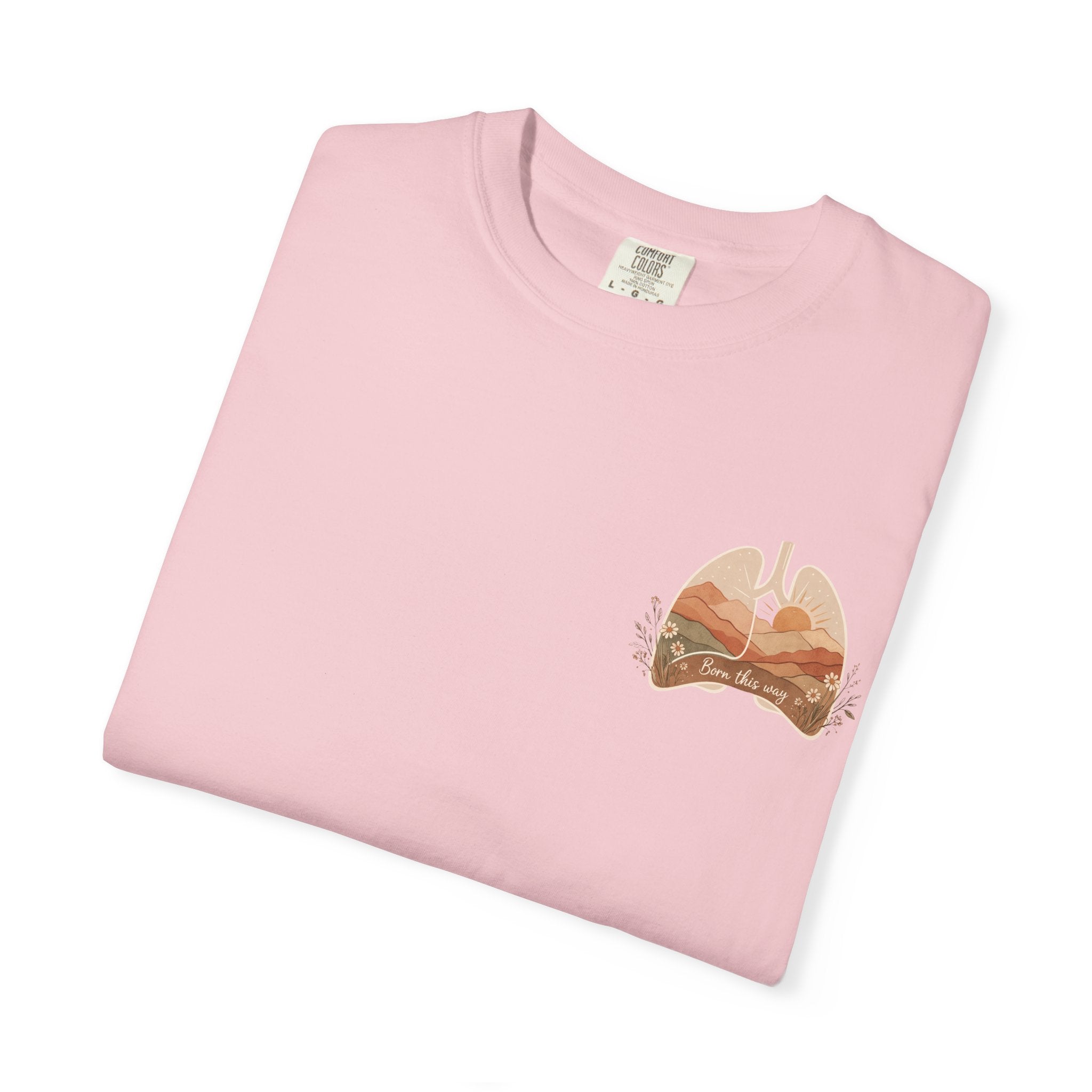 Born This Way Lungs Graphic T-Shirt — Cystic Fibrosis Awareness Tee