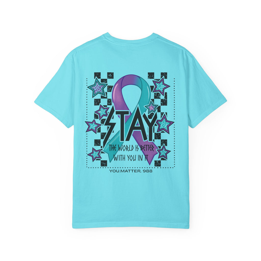 YOU.MATTER.988.STAY T-Shirt — Inspirational Graphic Tee