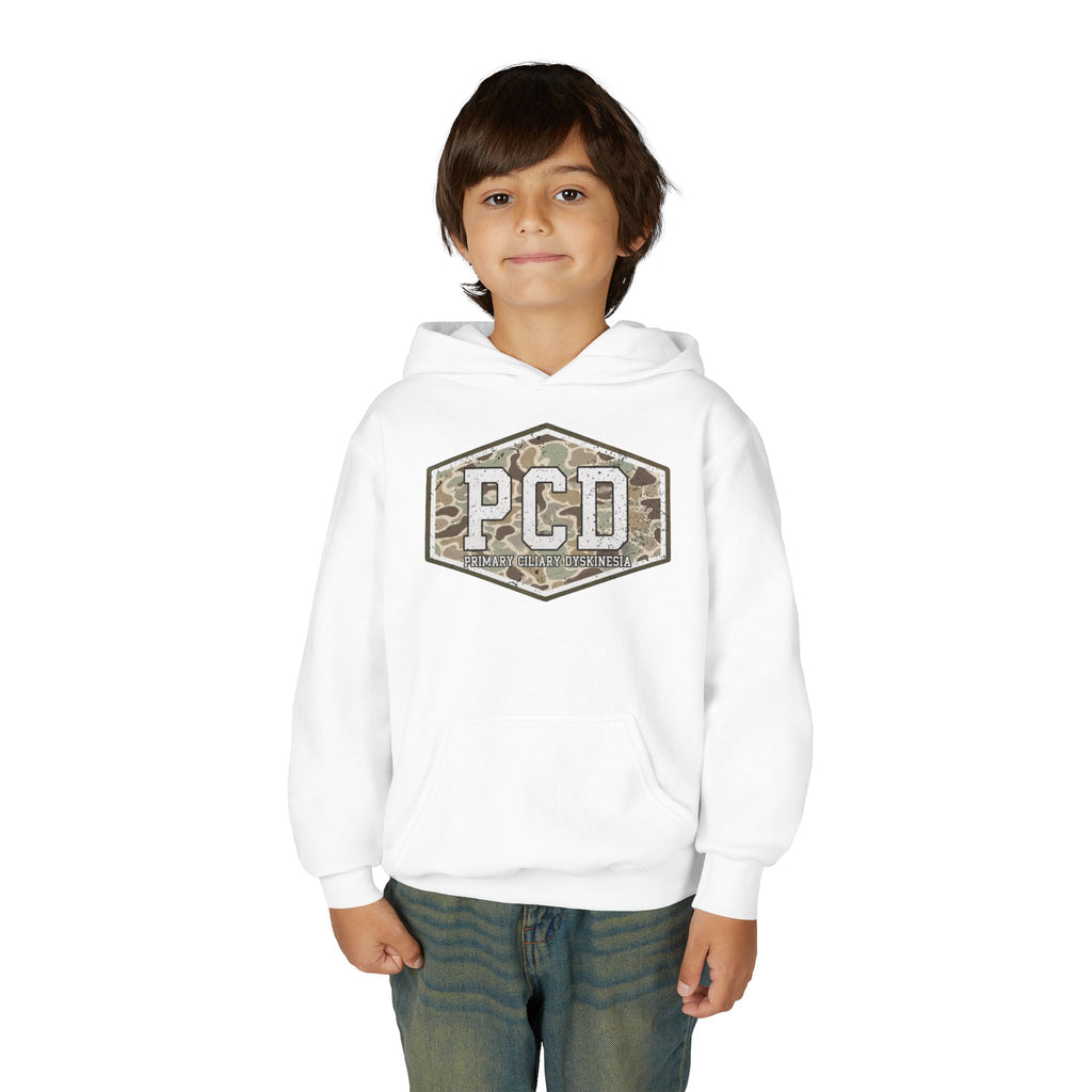 Youth Hoodie – PCD Camo Logo Pullover