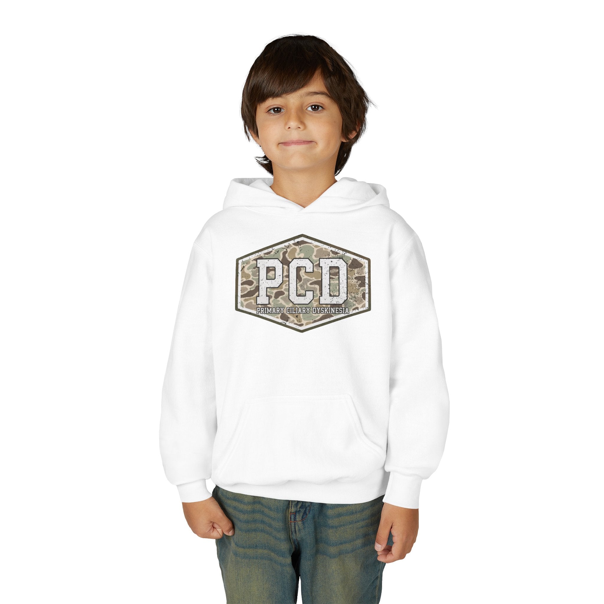 Youth Hoodie – PCD Camo Logo Pullover
