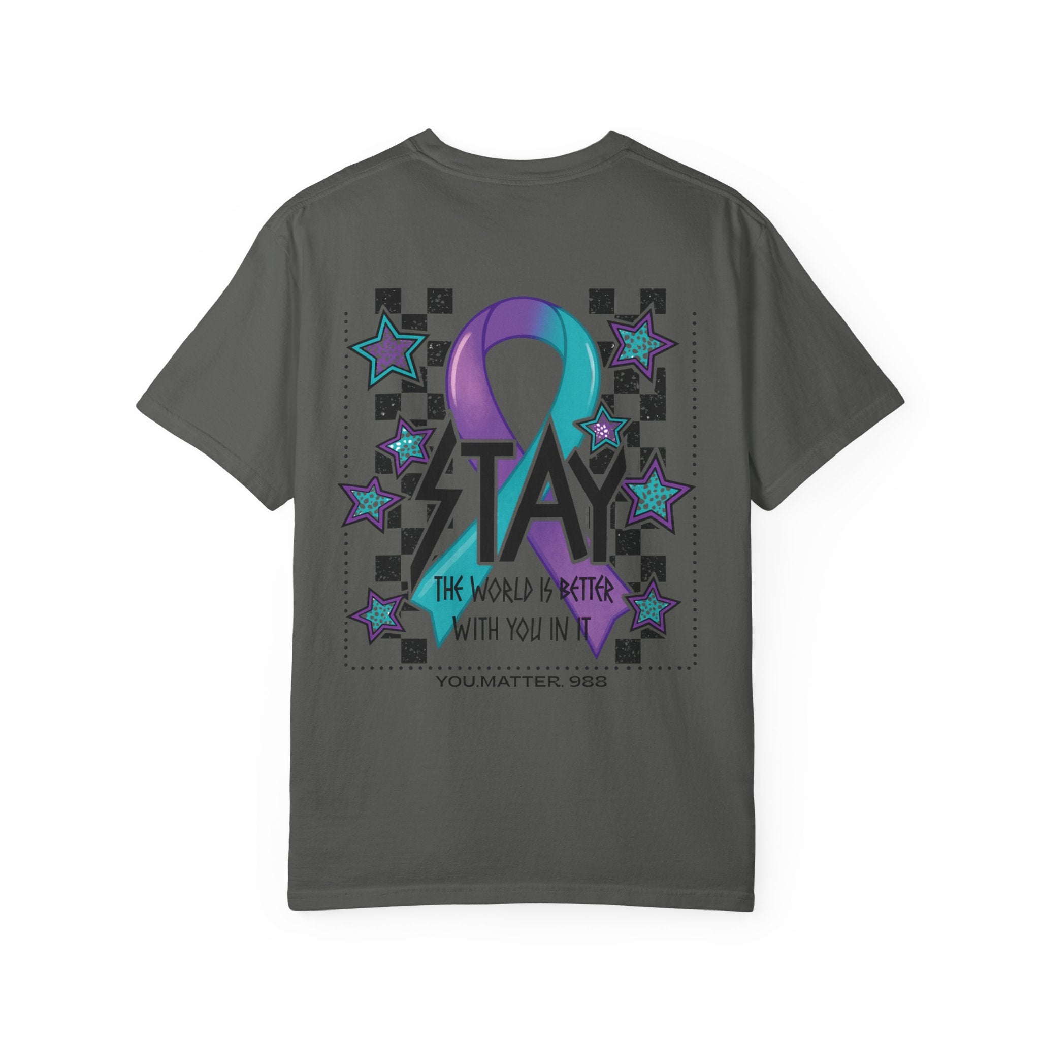 YOU.MATTER.988.STAY T-Shirt — Inspirational Graphic Tee