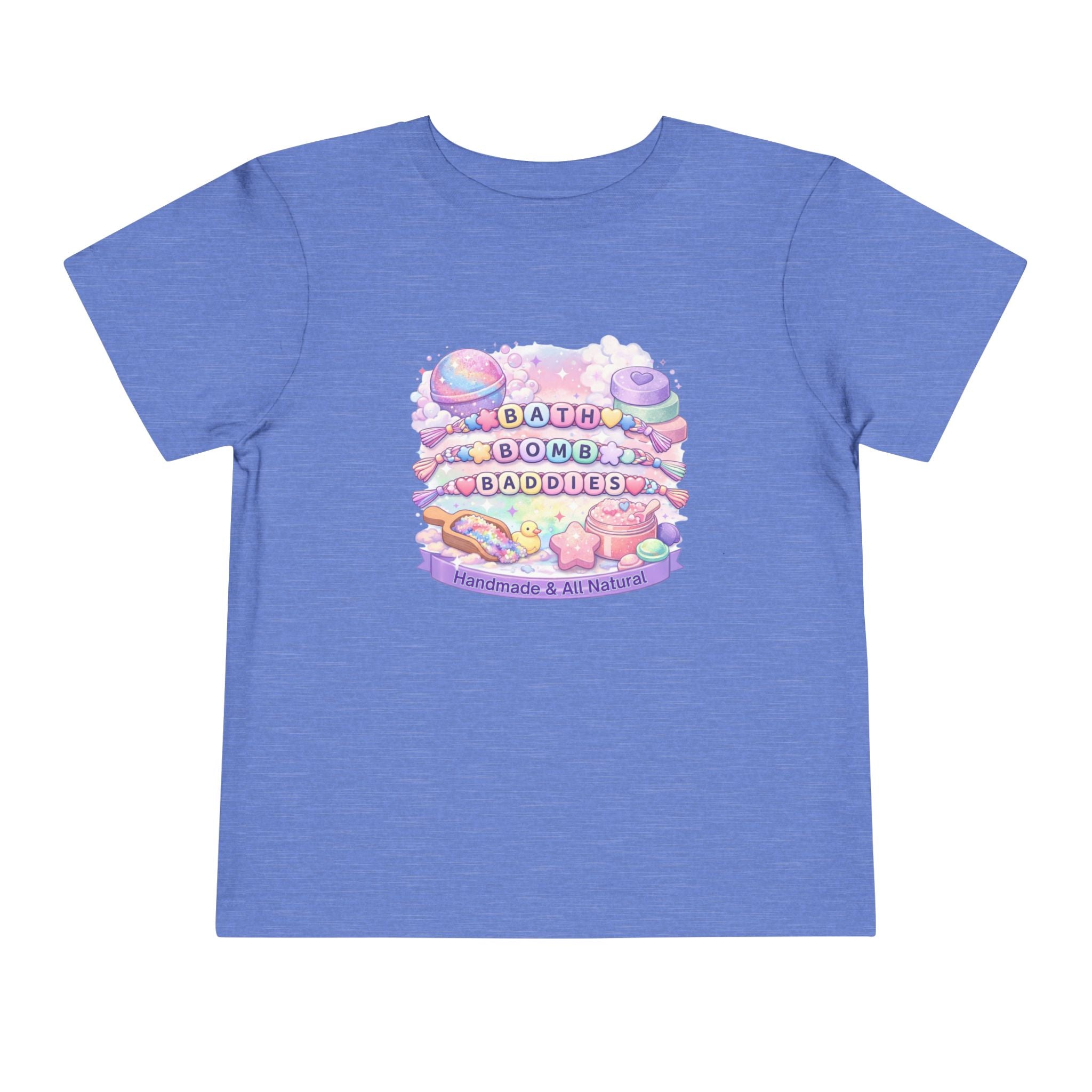 Toddler Bath Bomb Baddies T-Shirt — Pastel Handmade Bath Bombs Graphic Tee