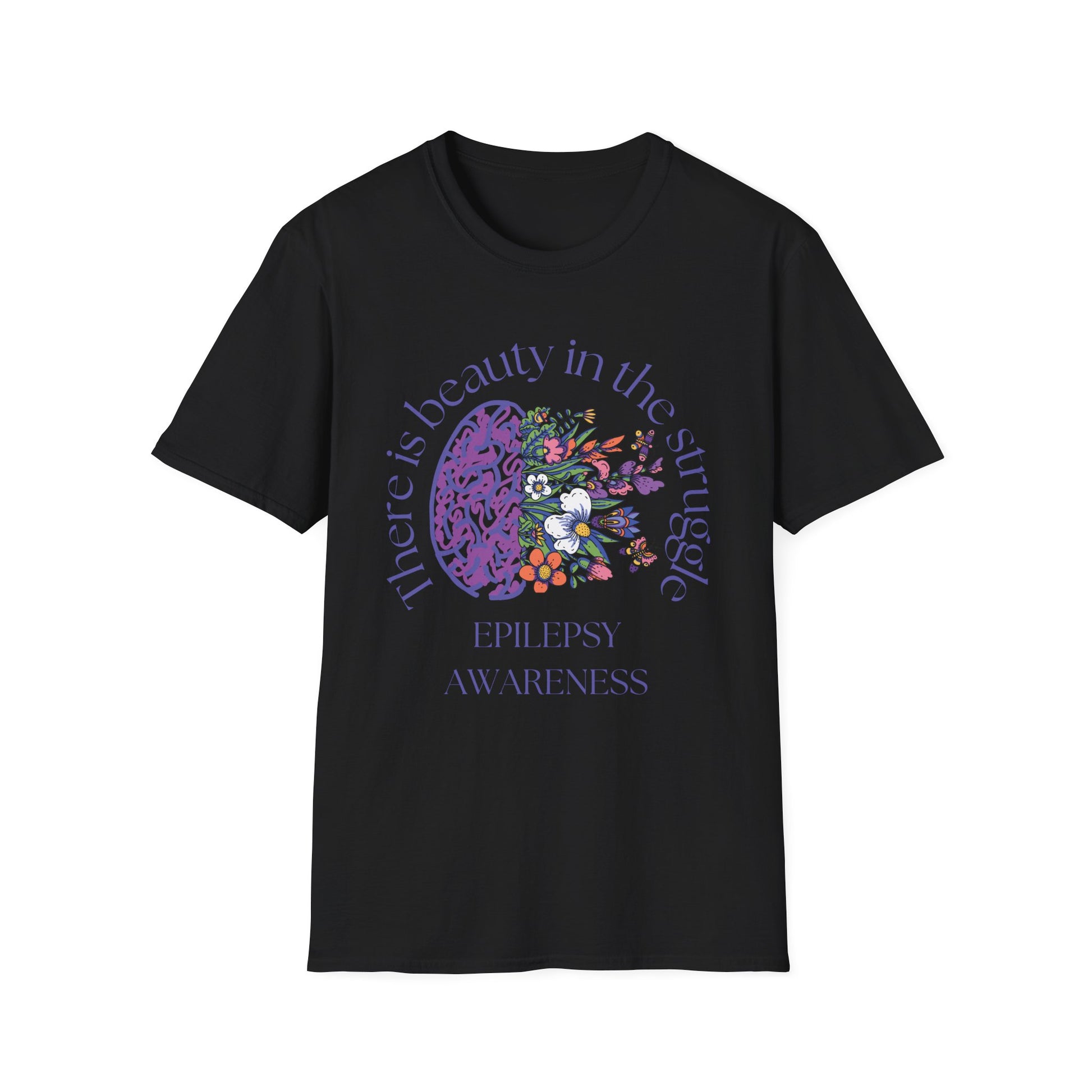 Epilepsy Awareness T-Shirt - Beauty in the Struggle Design