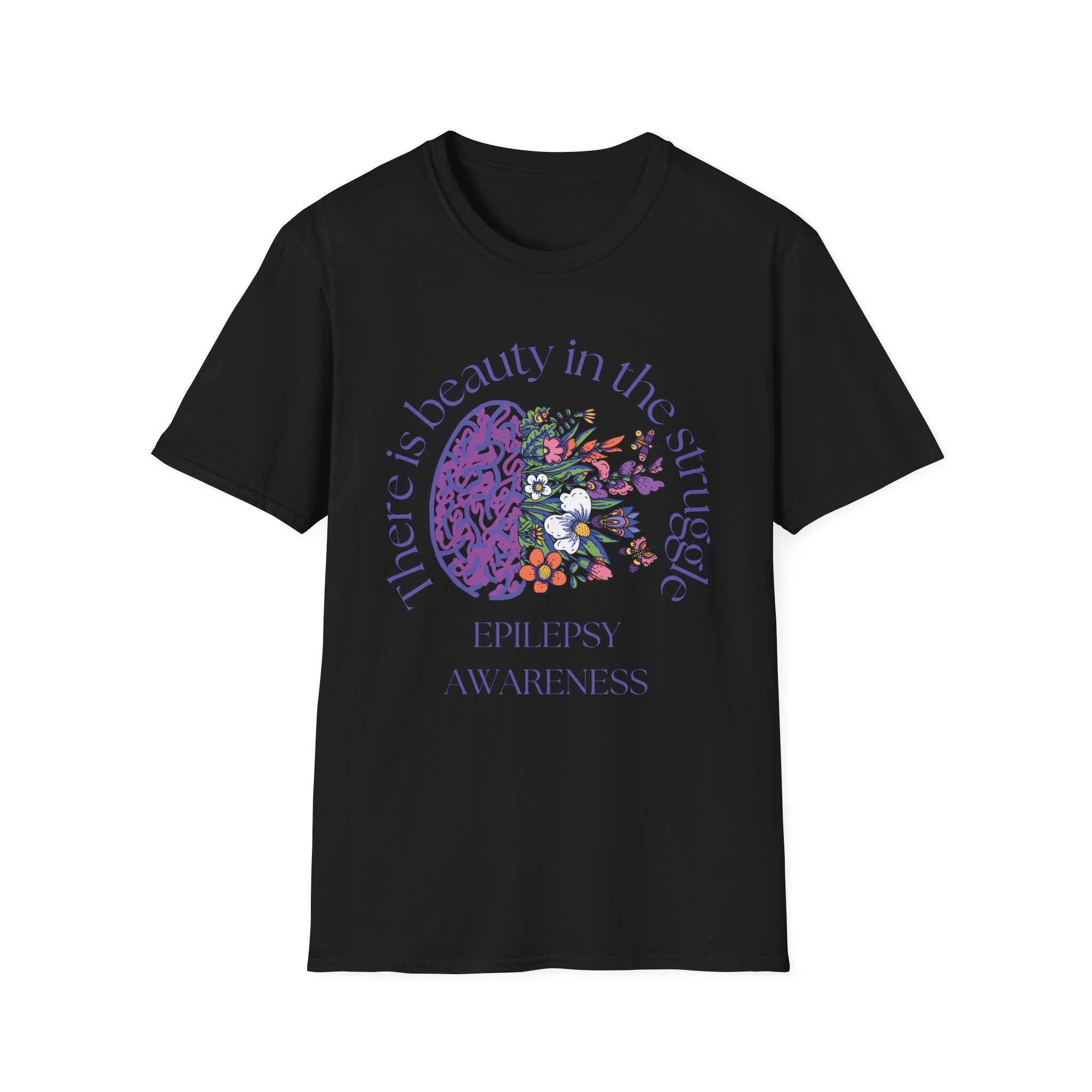 Epilepsy Awareness T-Shirt - Beauty in the Struggle Design