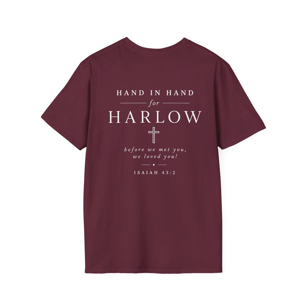 Hand in Hand for Harlow -unisex tee