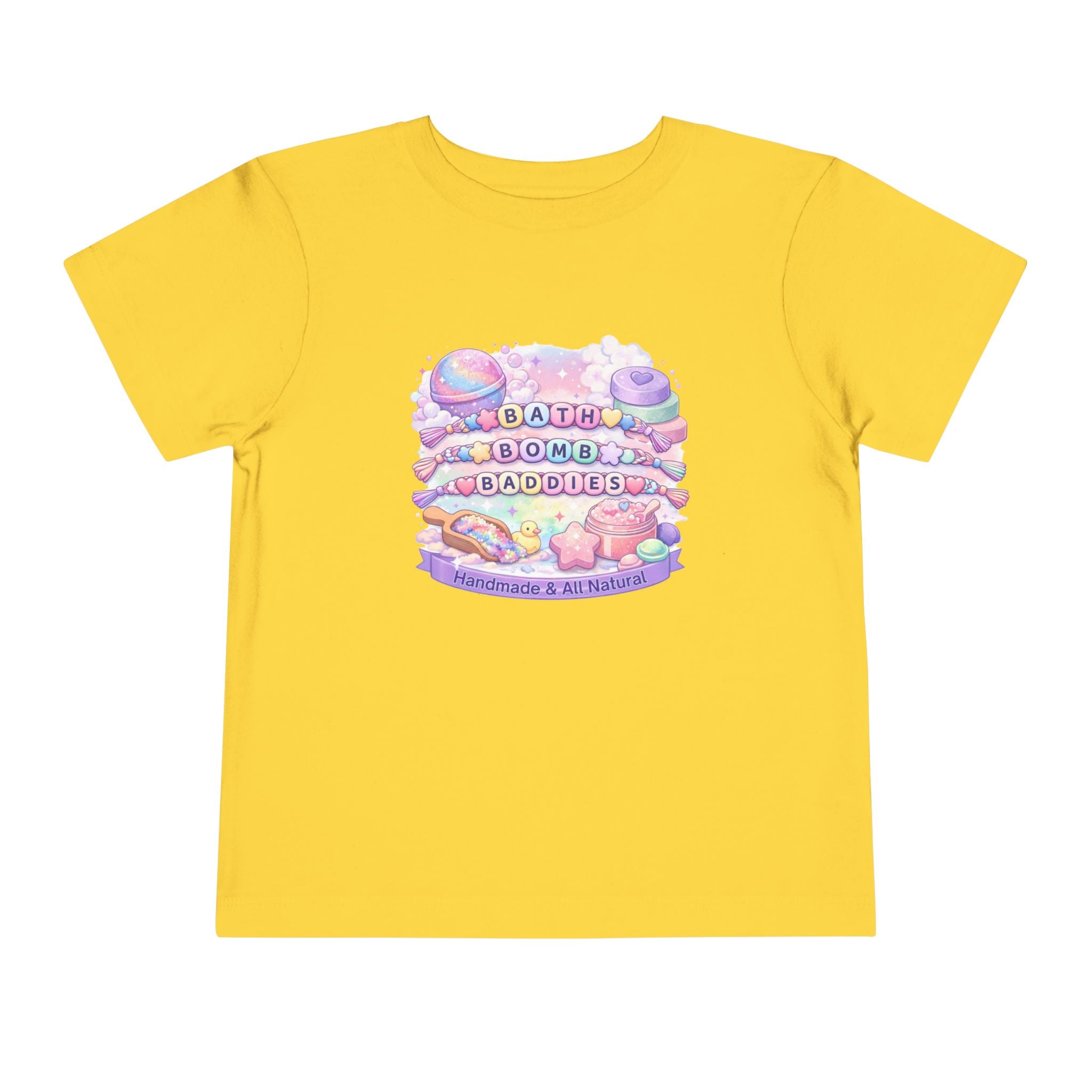 Toddler Bath Bomb Baddies T-Shirt — Pastel Handmade Bath Bombs Graphic Tee