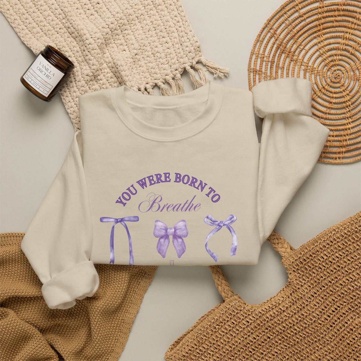 Born to Breathe CF Awareness Sweatshirt