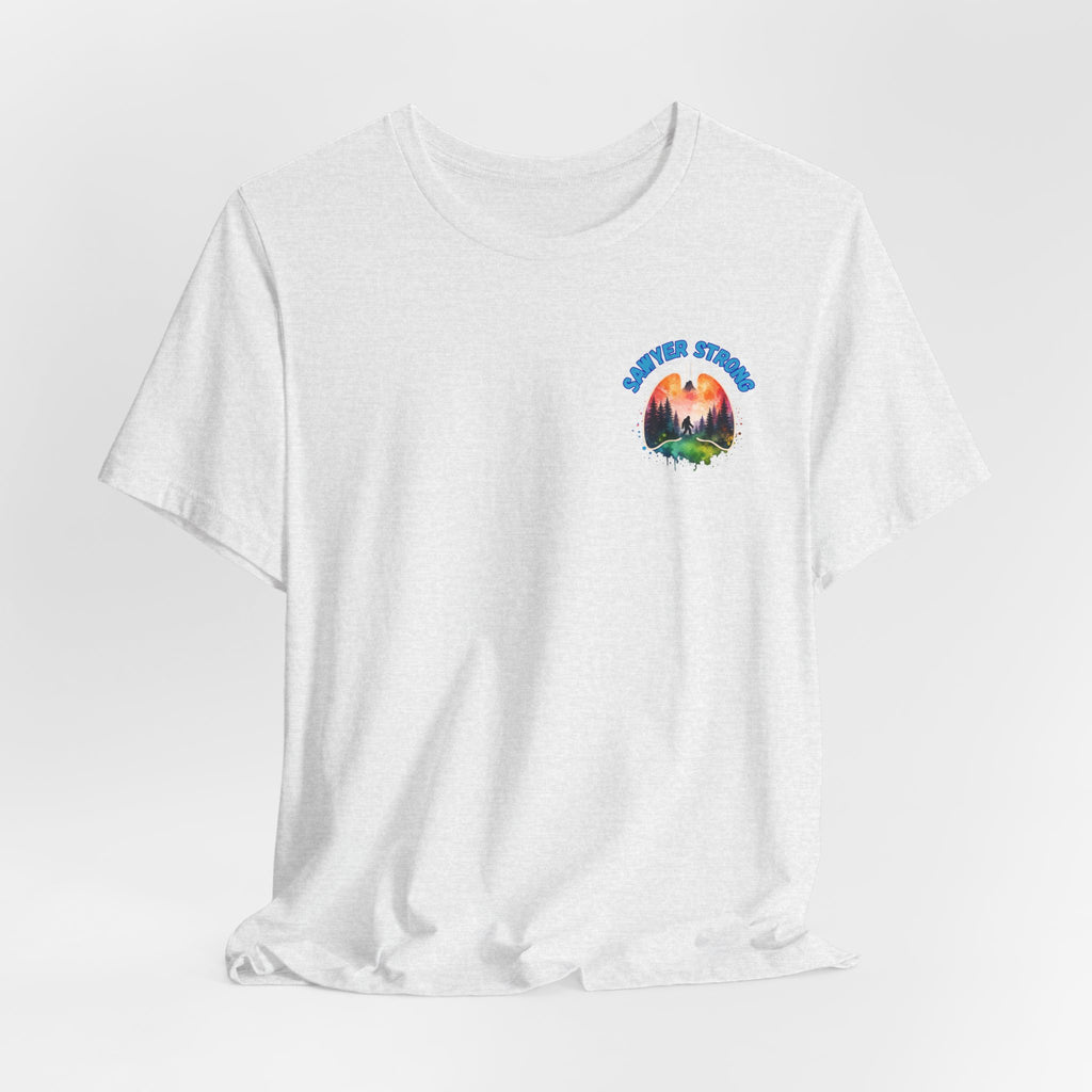 Airway Disease Awareness Tee — "Even the Strongest Legends" SAWYER STRONG